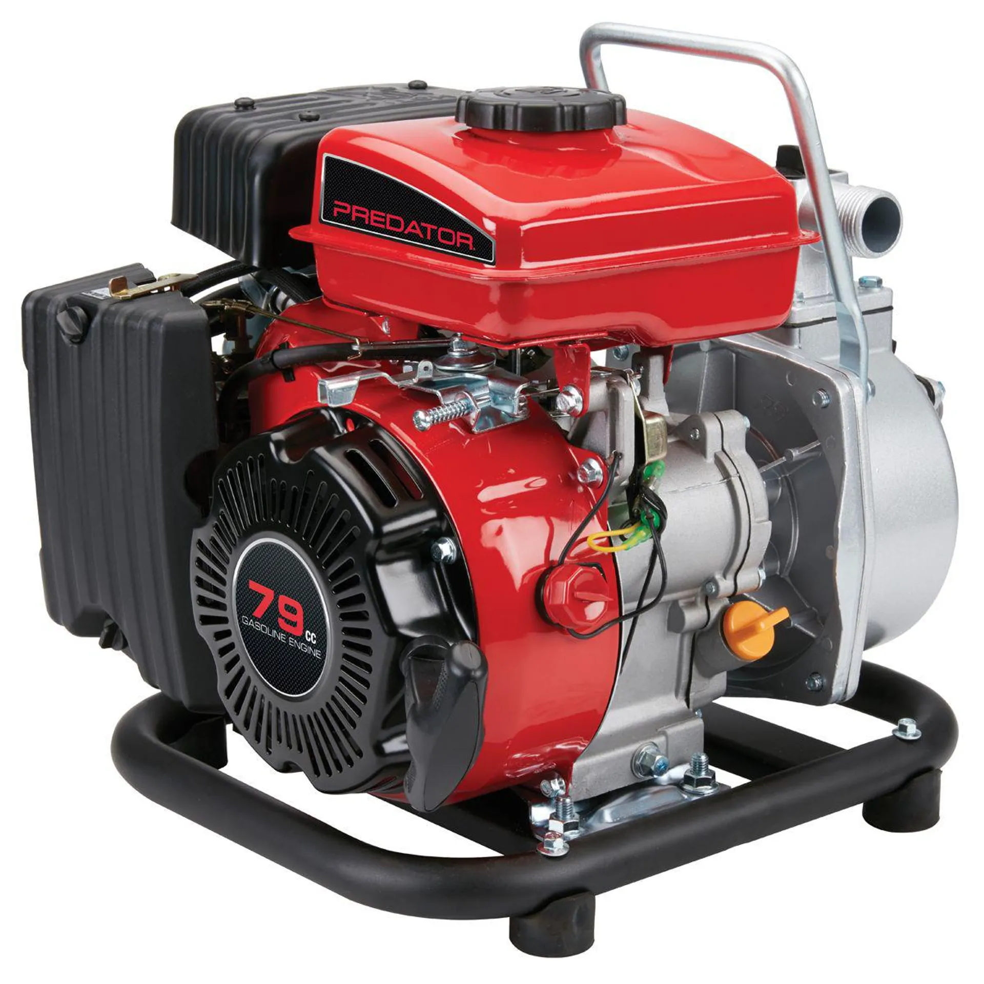 1 in. 79cc Gasoline Engine Clear Water Pump - 35 GPM