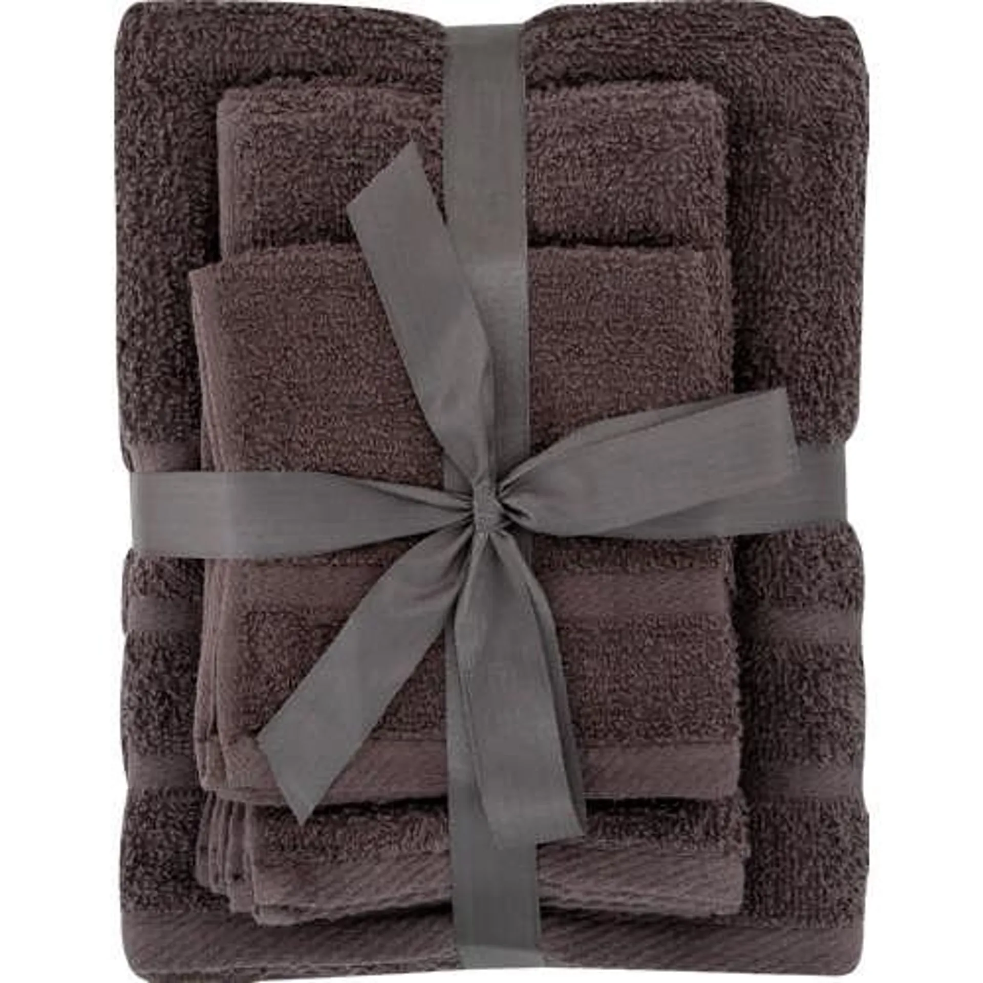 Towel Set Charcoal 6 Piece