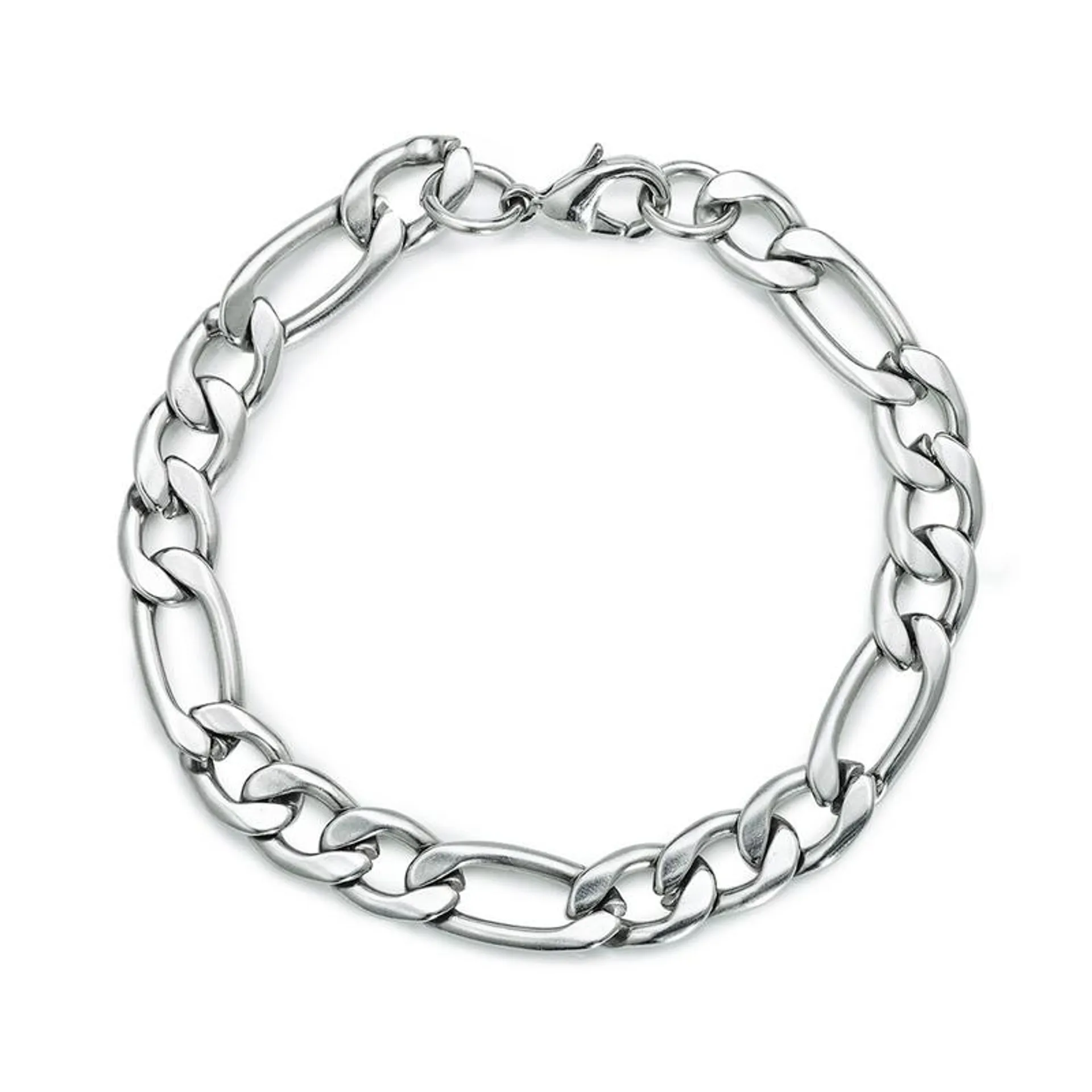 Stainless Steel Figaro Bracelet