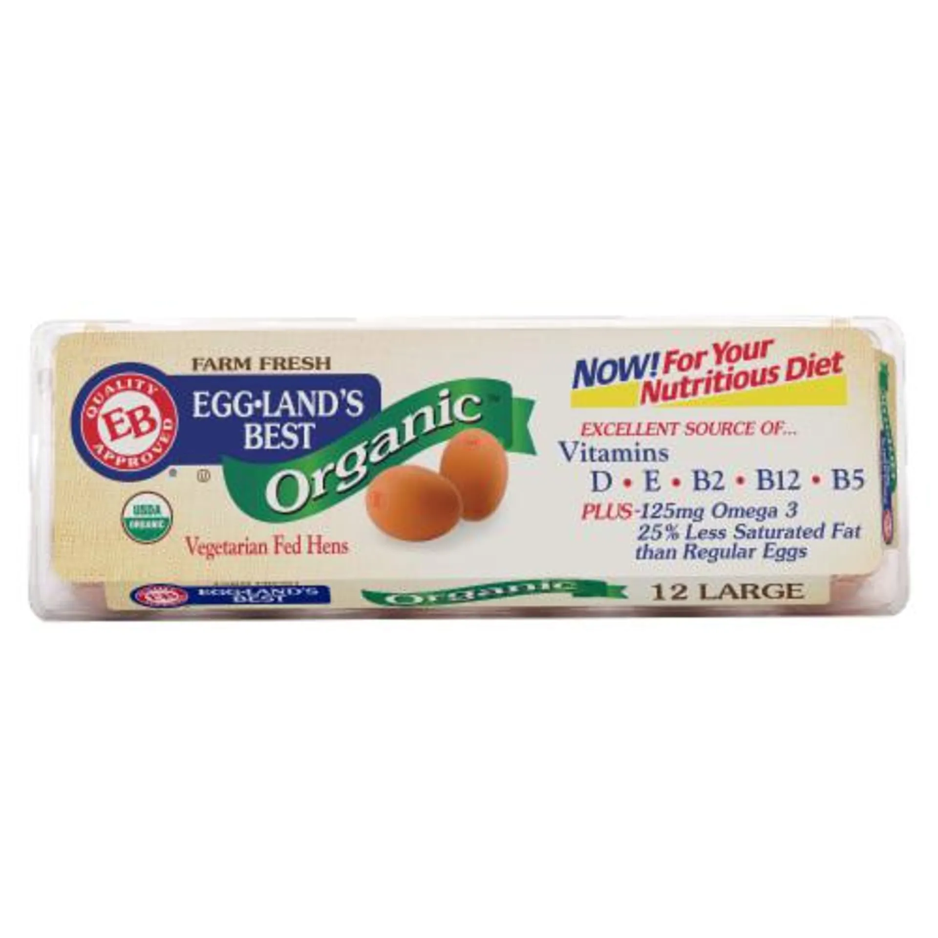Eggland's Best Cage Free Large Brown Organic Eggs