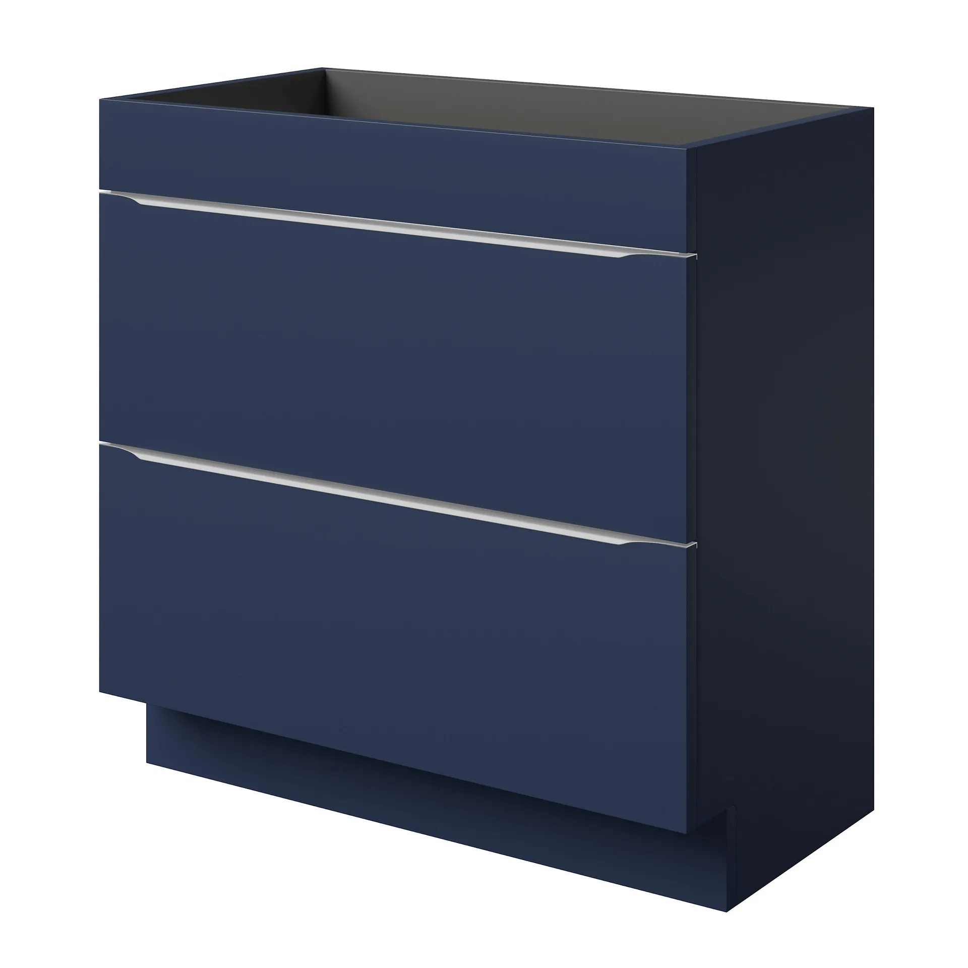 GoodHome Imandra Matt Blue Cabinet (W)800mm