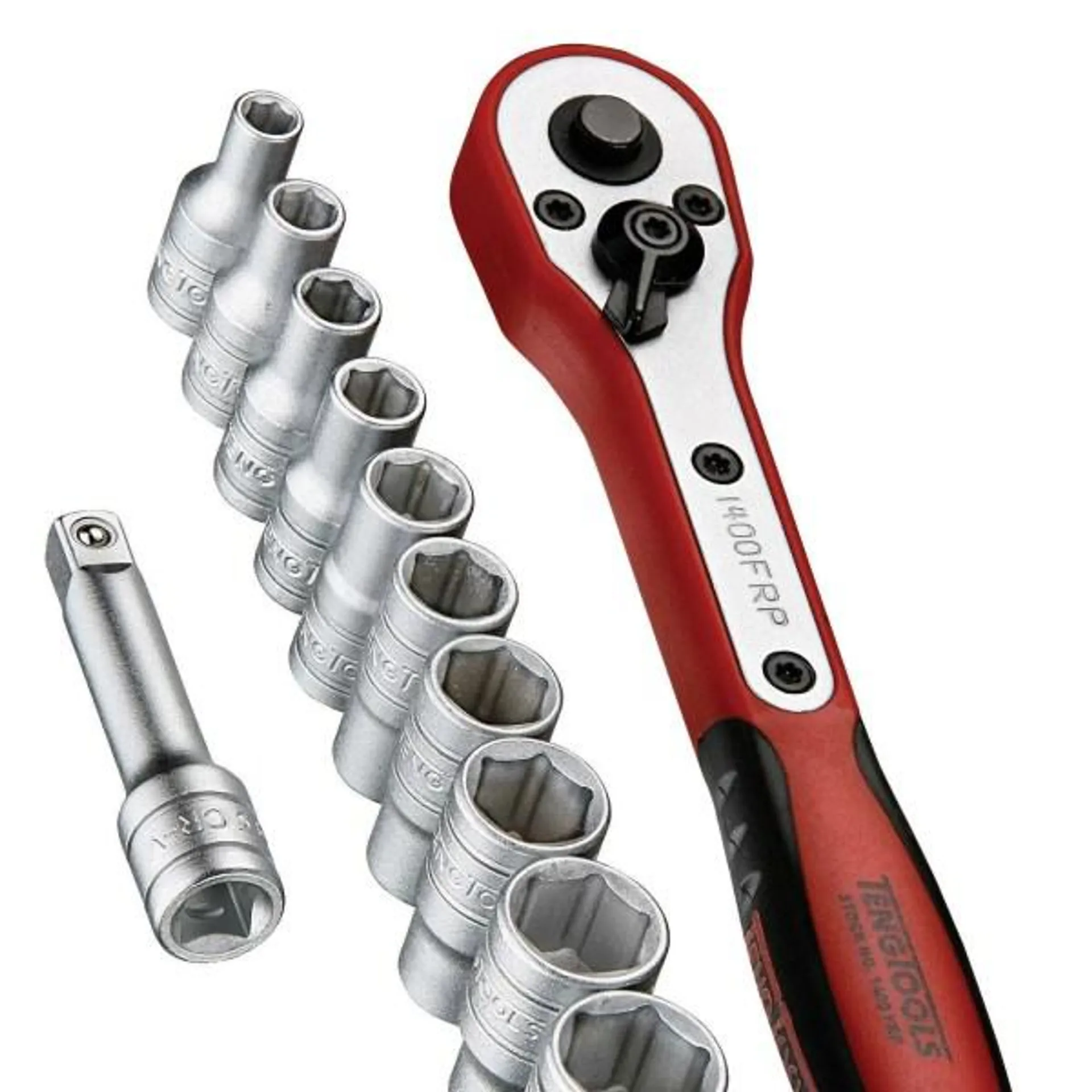 Teng Tools M1413N1 13 Piece 1/4″ Drive Socket Set