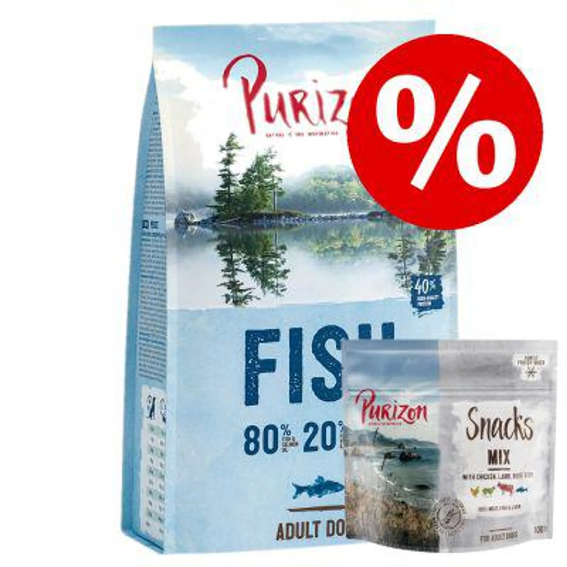 400g Purizon Trial Pack Dry Dog Food + 1x Grain-Free Mix Snacks - Bundle Pack!*