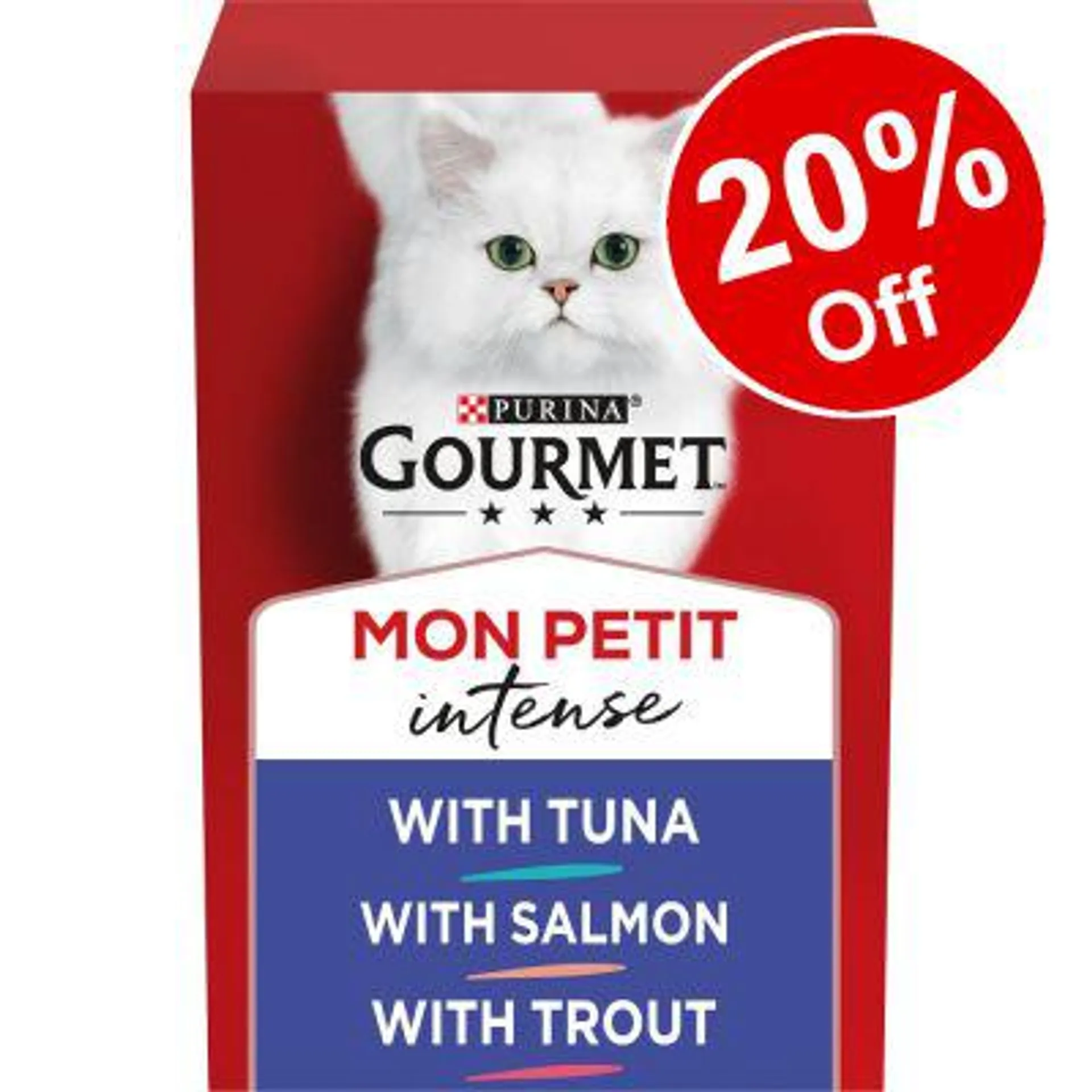 24 x 50g Gourmet Mon Petit Wet Cat Food - 20% Off!*