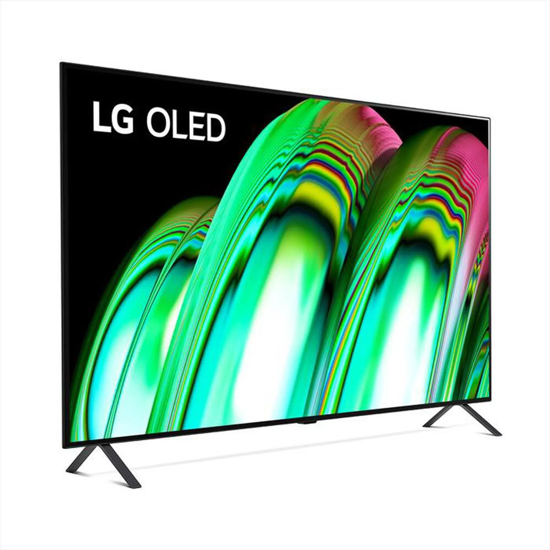 LG - Smart TV OLED 4K 55" OLED55A26LA-Dark Iron Silver