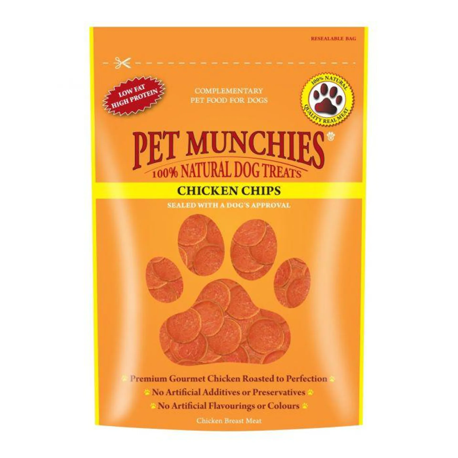 Pet Munchies Chicken Chips 100G