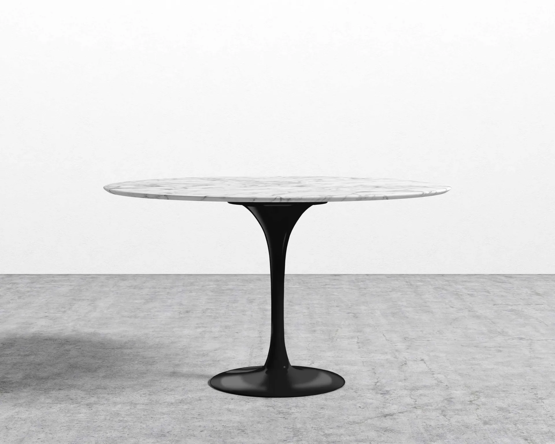 Tulip Table Round - Carrara