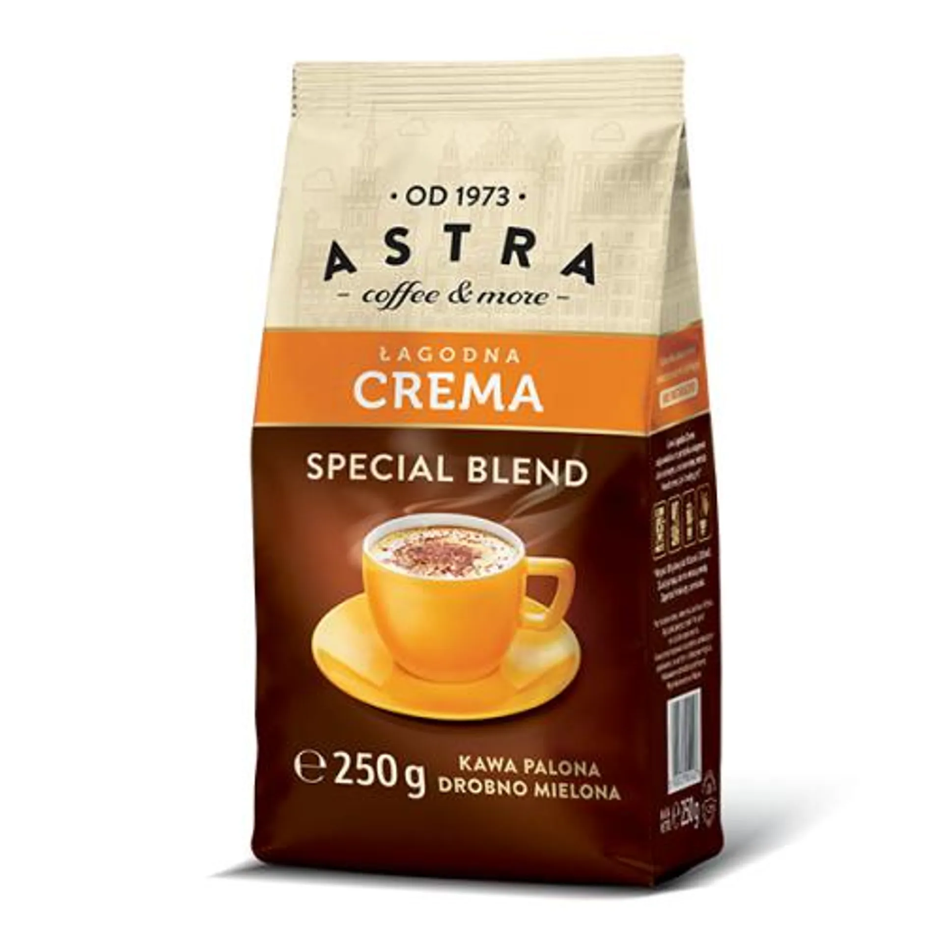 Kawa Astra Łagodna Crema mielona 250g