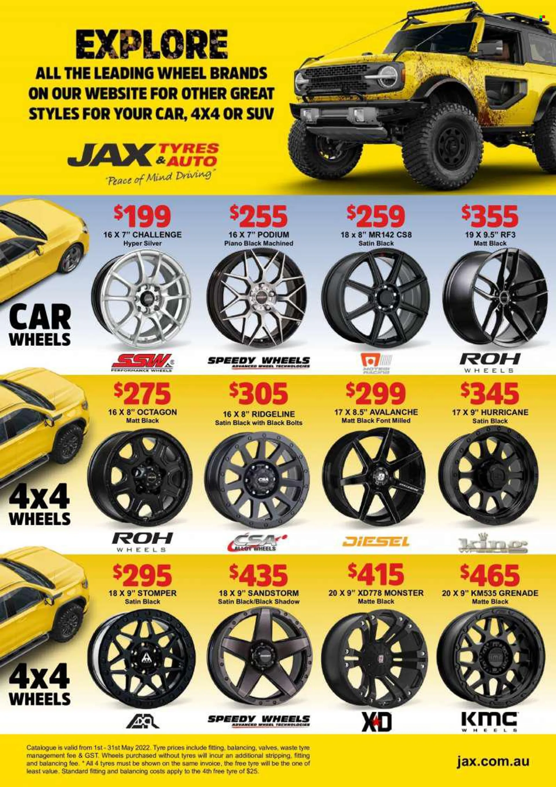 JAX Tyres Catalogue - 1 May 2022 - 31 May 2022. - Catalogue valid from 1 May to 31 May 2022 - page 8