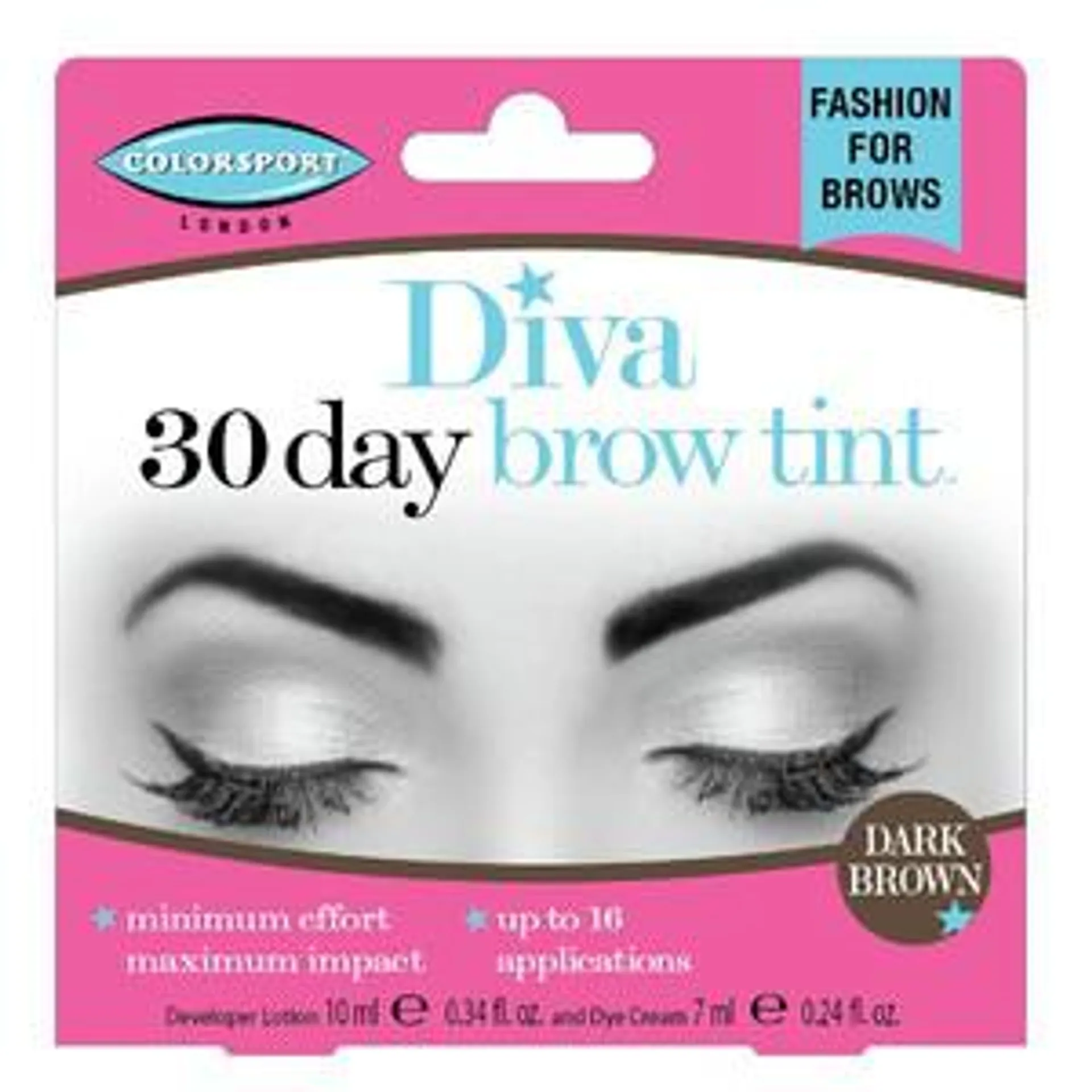 Colorsport Diva 30 Day Brow Tint Dark Brown