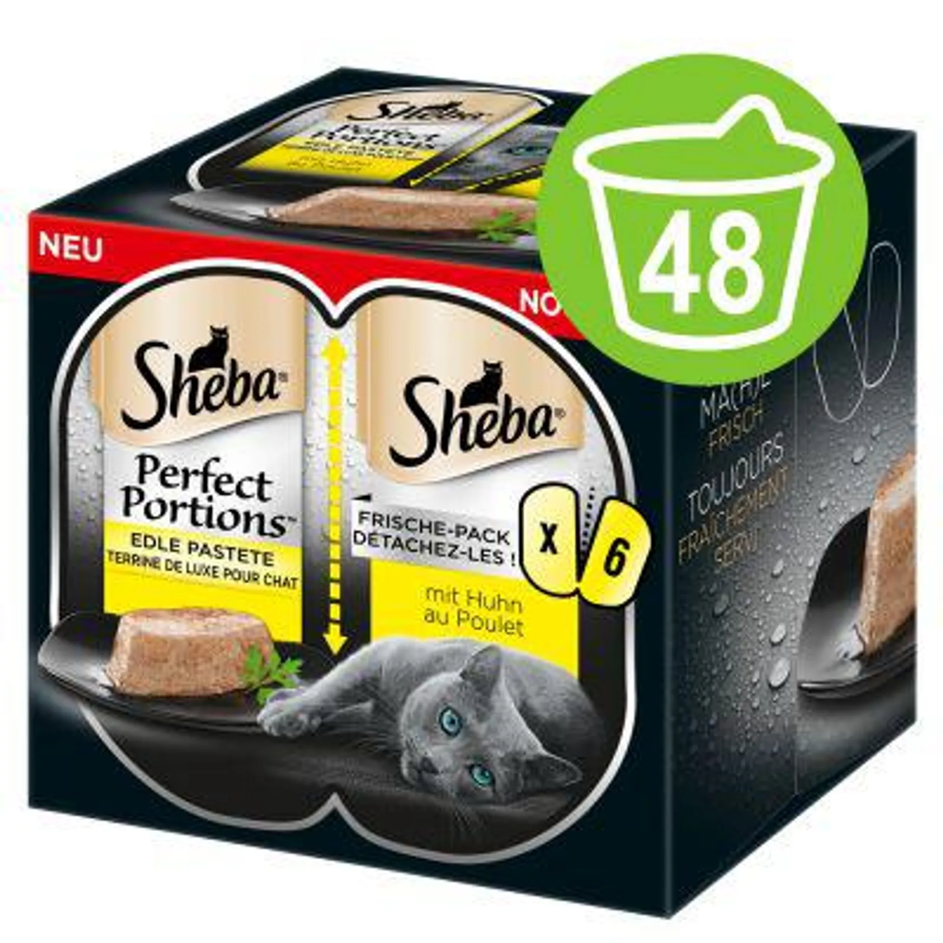 Sheba Perfect Portions 48 x 37,5 g - Pack económico