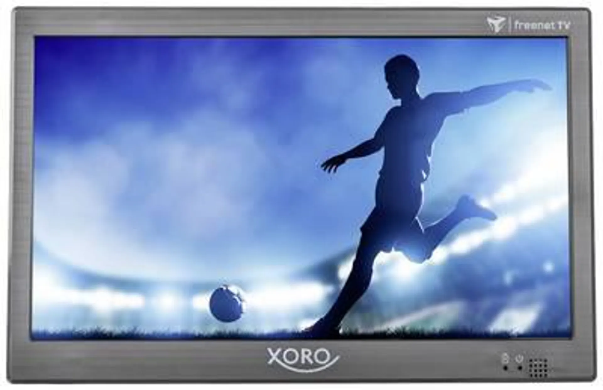 Xoro PTL 1050 V2 Portable TV 25.6 cm 10.1 inch EEC: D (A - G) Battery-powered, incl. 12V car power cable Grey