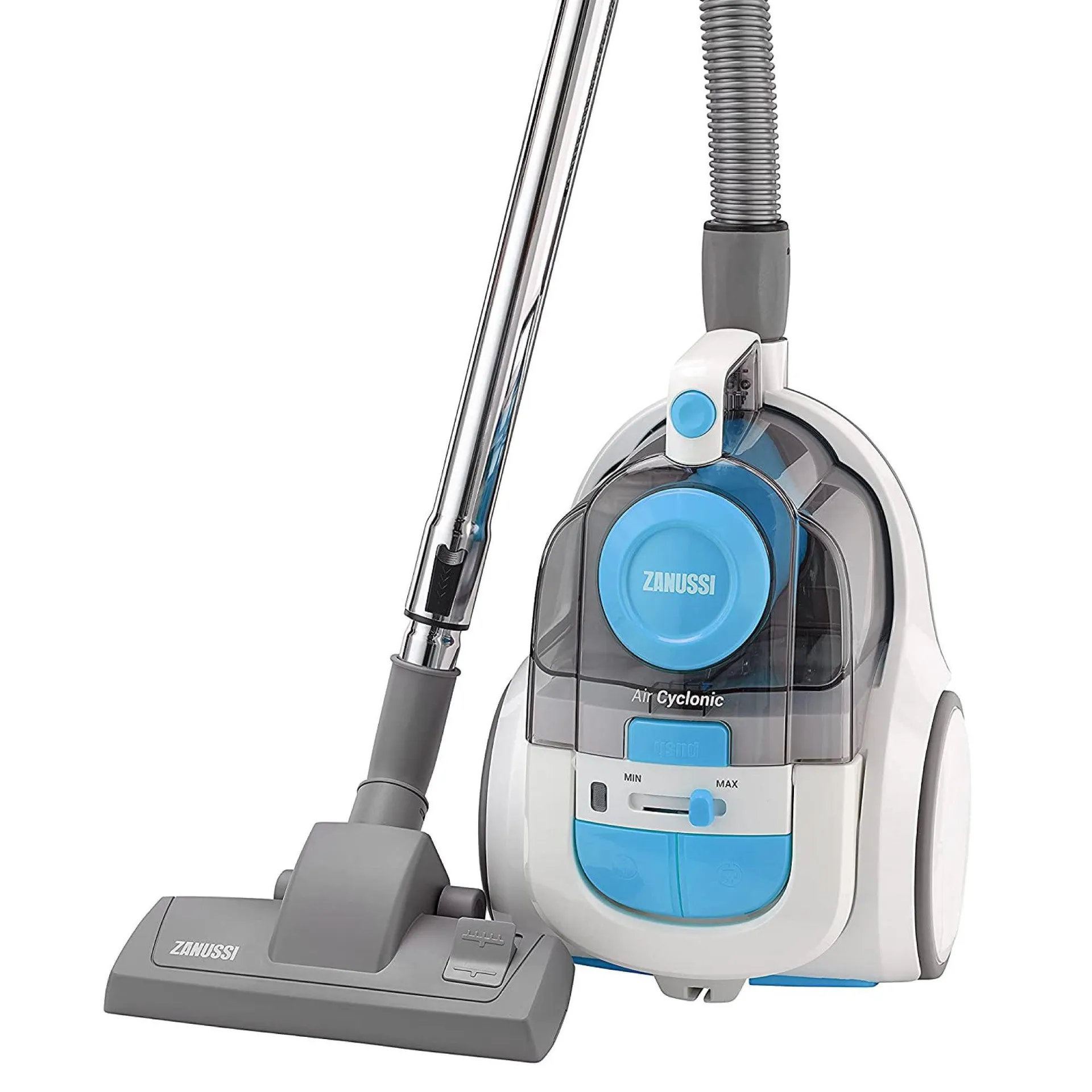 Zanussi Bagless Cyclonic Cylinder Vacuum Cleaner with Pet Hair Tool 600w - Blue White ZAN8620PT