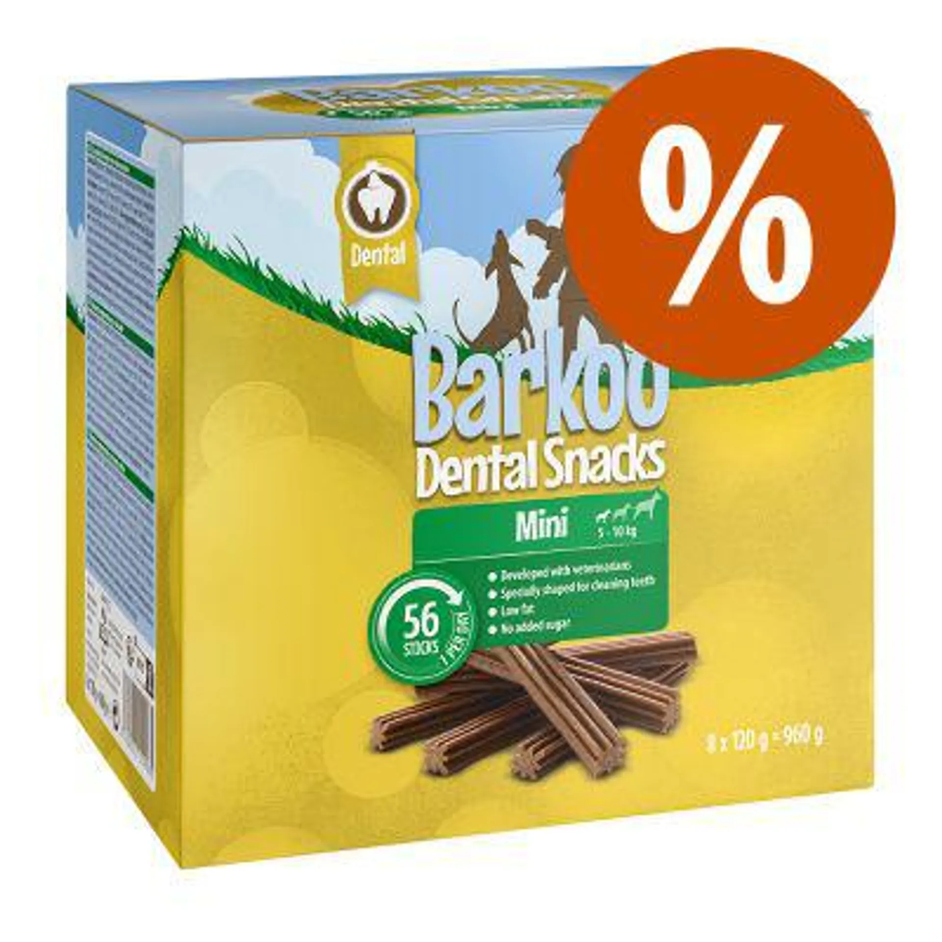 Barkoo Dental Snacks para cães - Pack económico