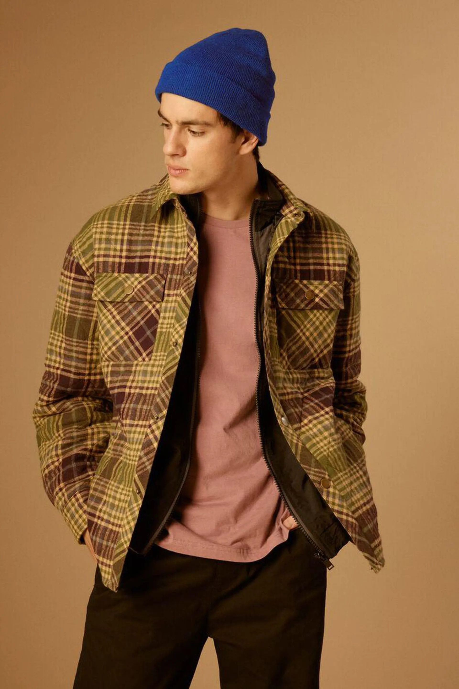 Plaid Quilted Shacket