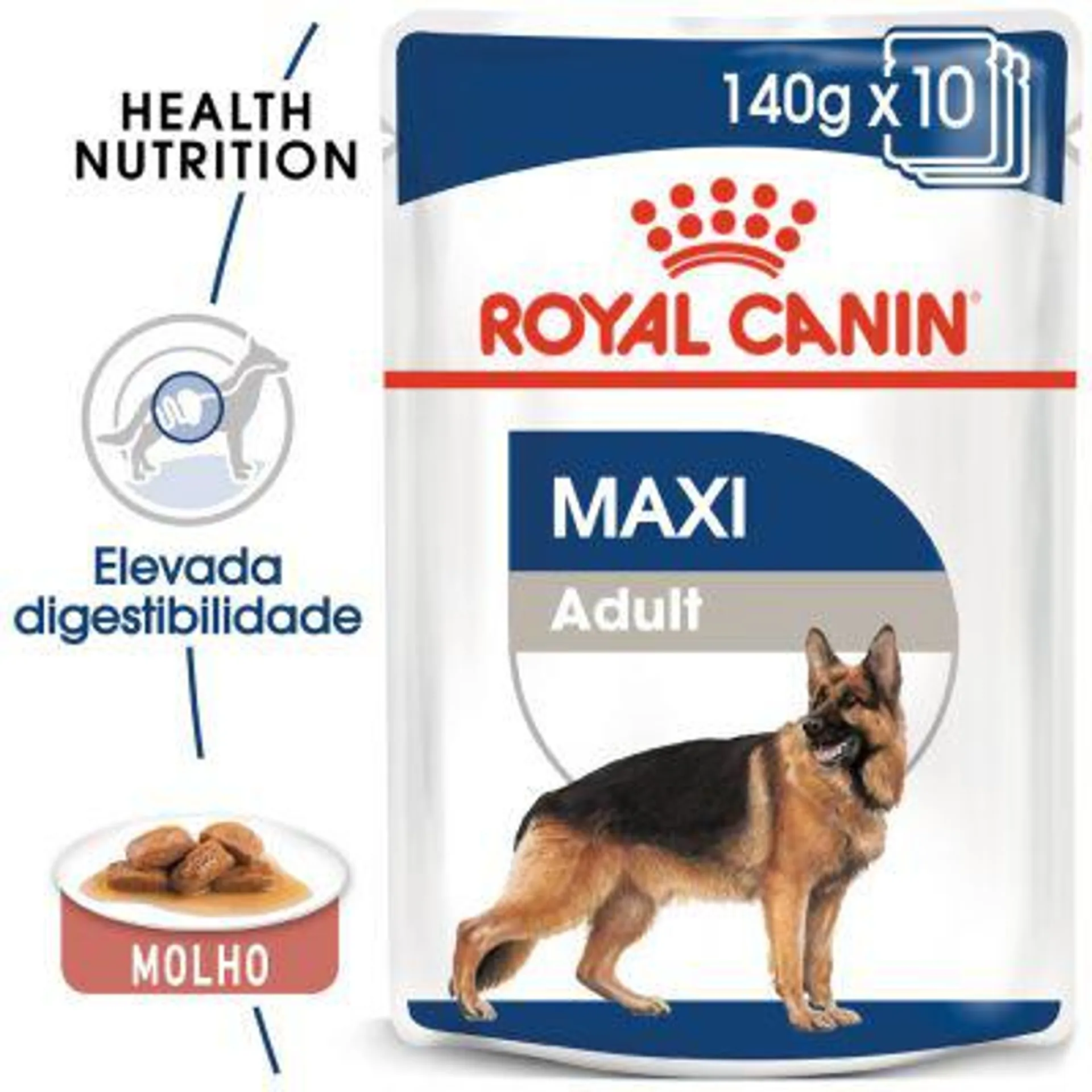 Royal Canin Maxi Adult em molho comida húmida para cães