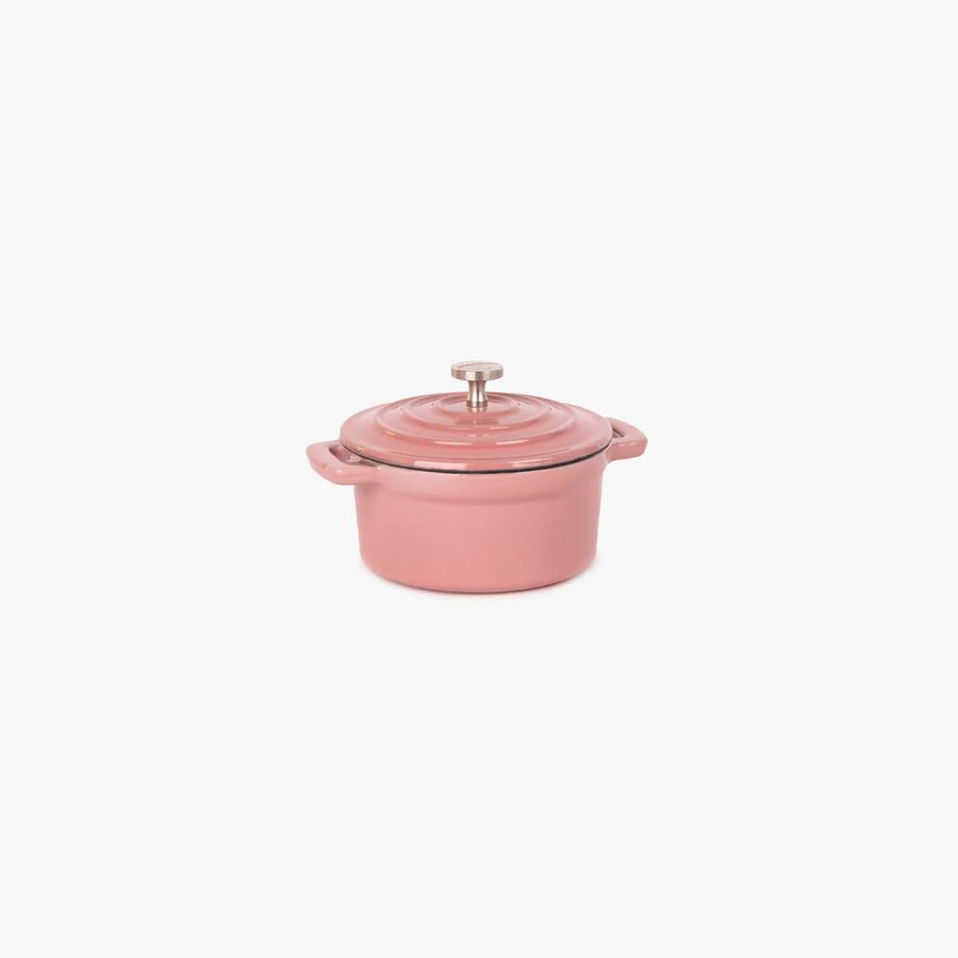 Caçarola mini ferro fundido rosa D10cm | 0,25 L CHEF