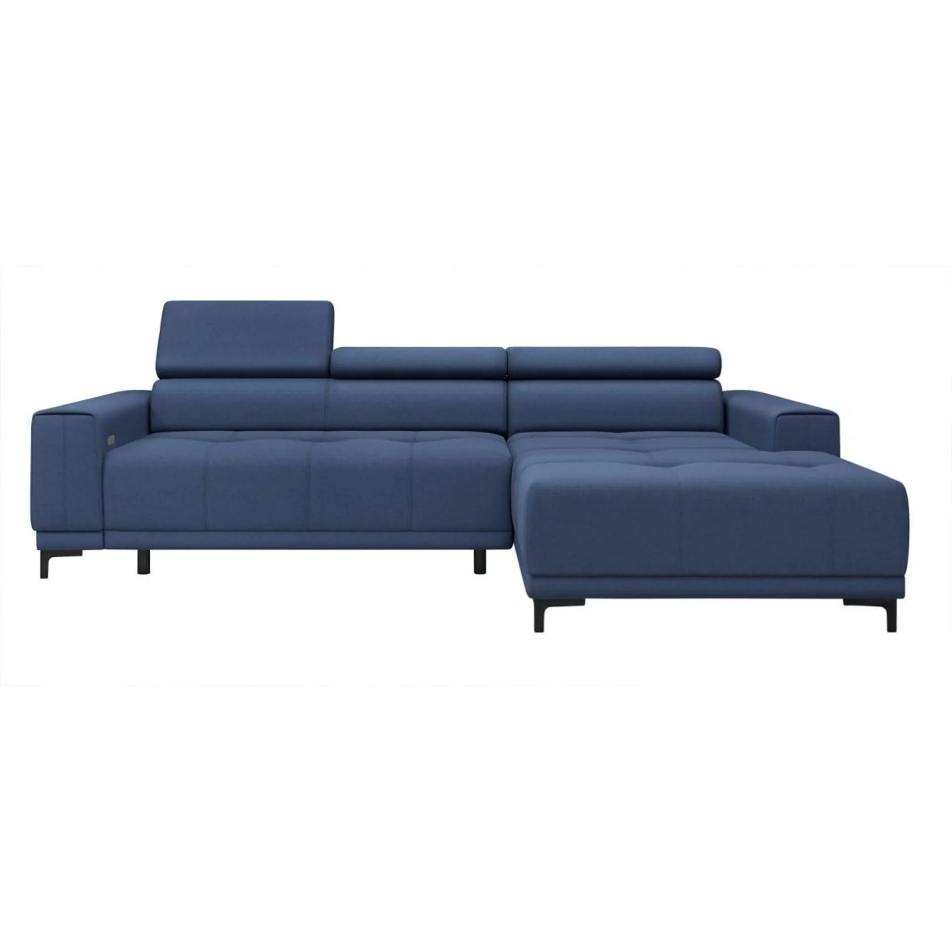 LIV'IN Ecksofa CANDIA navyblau