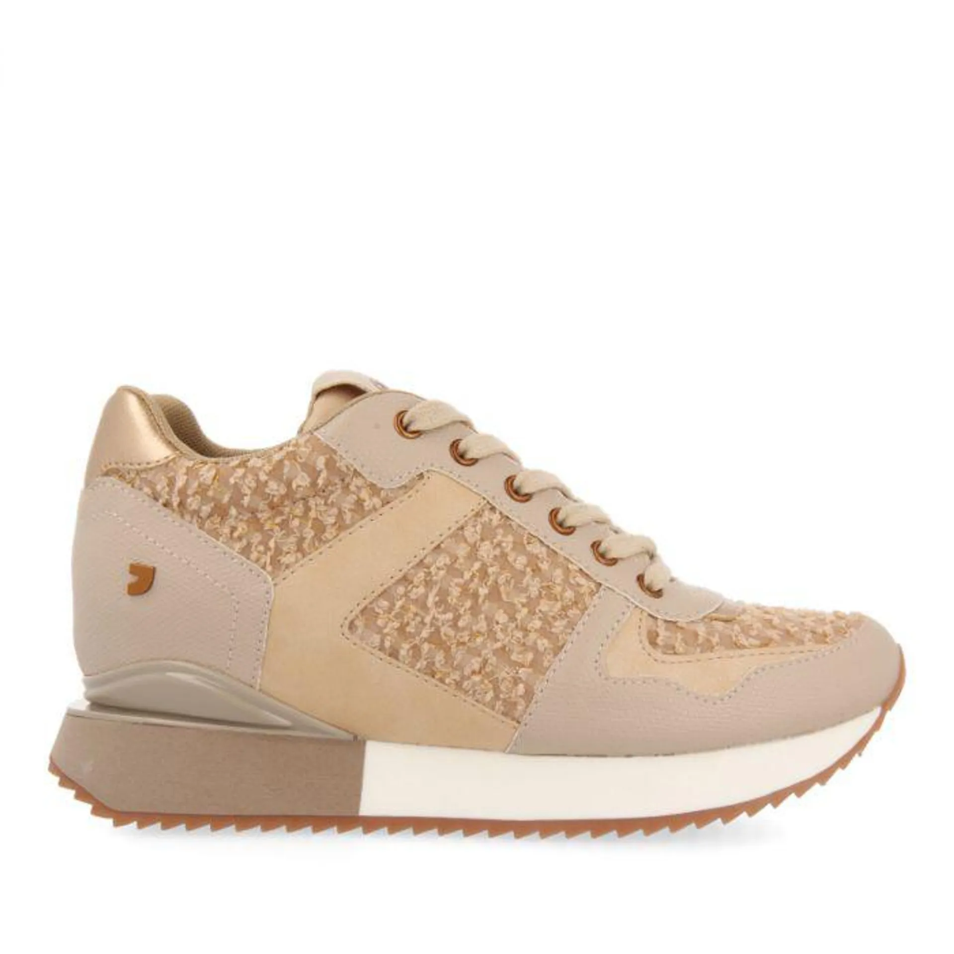 BEIGE SNEAKERS FOR WOMEN BAZINE