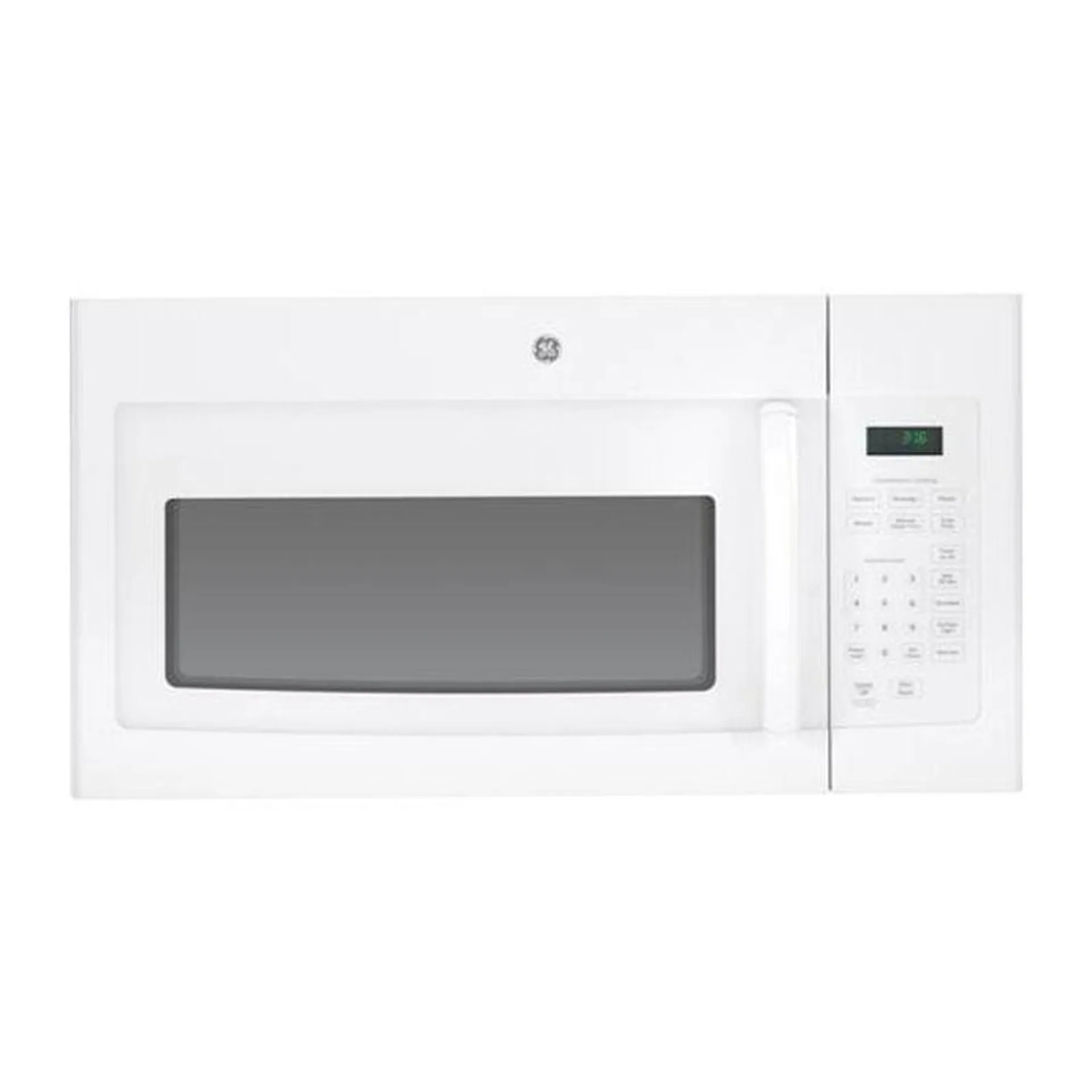 GE 30" 1.6 Cu. Ft. Over-the-Range Microwave with 10 Power Levels & 300 CFM - White