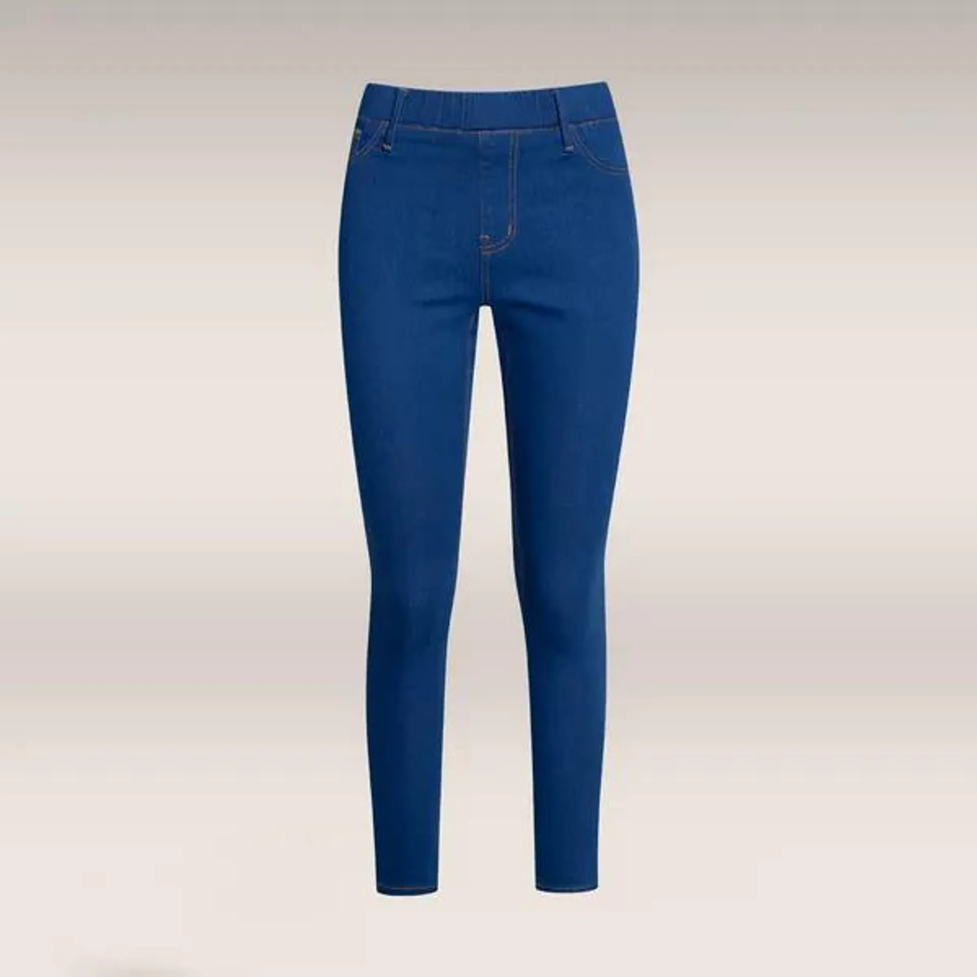 Pull on jeggings blue