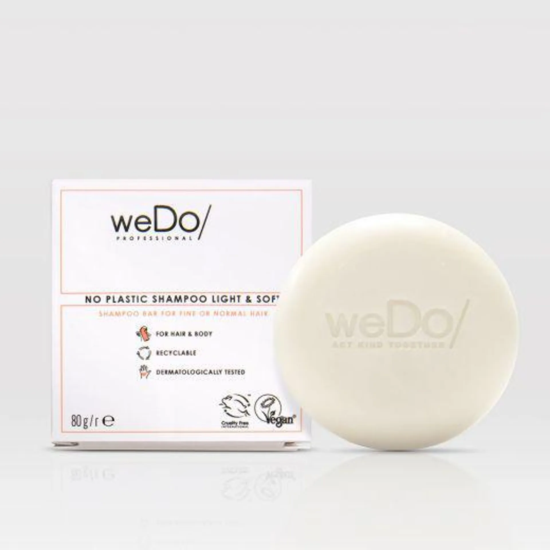 weDo Professional Light & Soft No Plastic Shampoo 80g