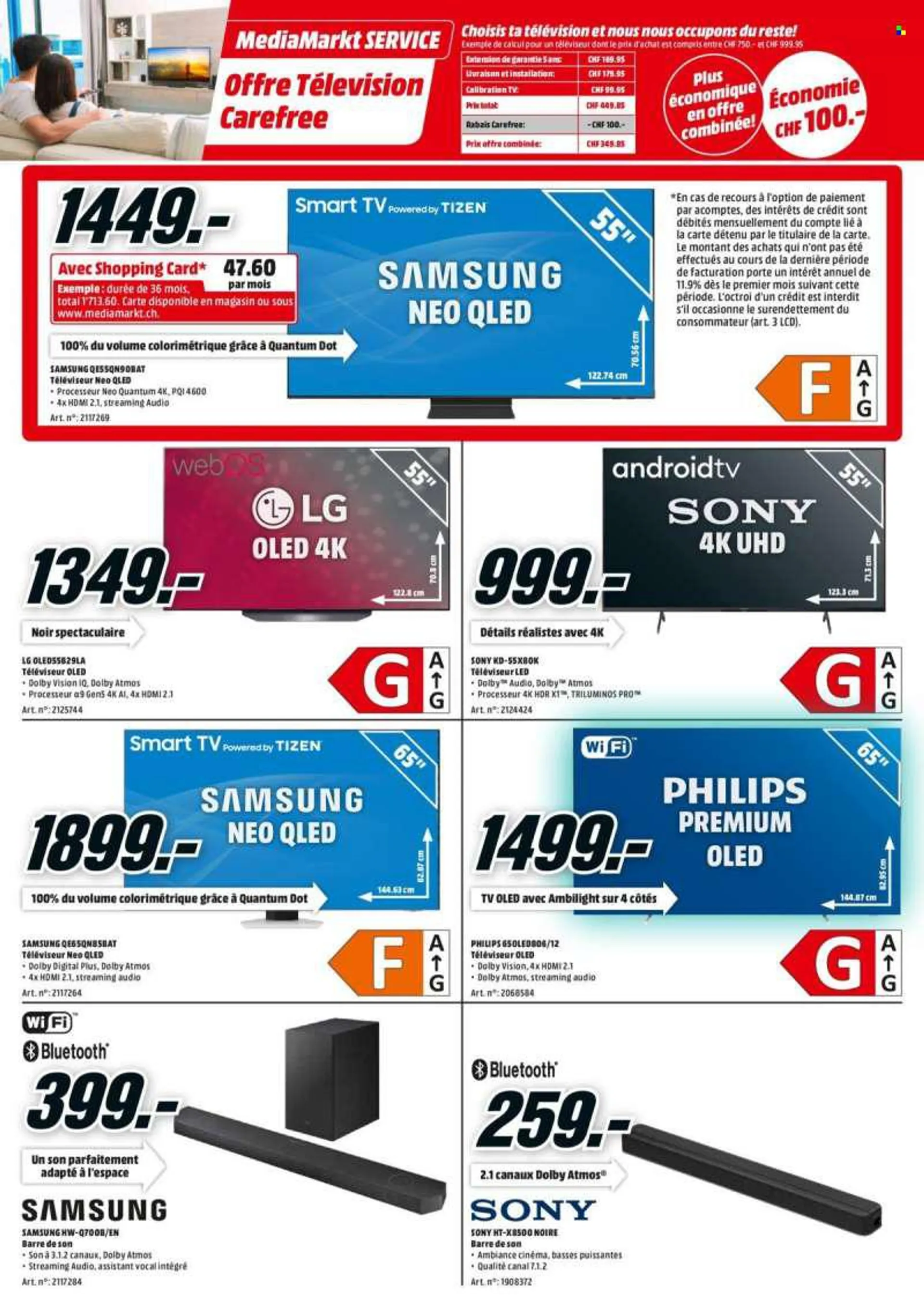 Prospekte MediaMarkt - 15.8.2022 - 22.8.2022 - Produkte in Aktion - Philips, Smart TV, Sony, Samsung, LG. Seite 2.