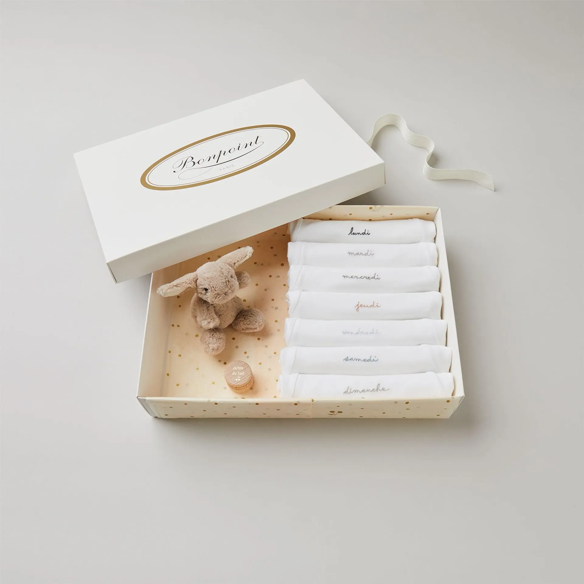 Coffret semainier de bodies mixte