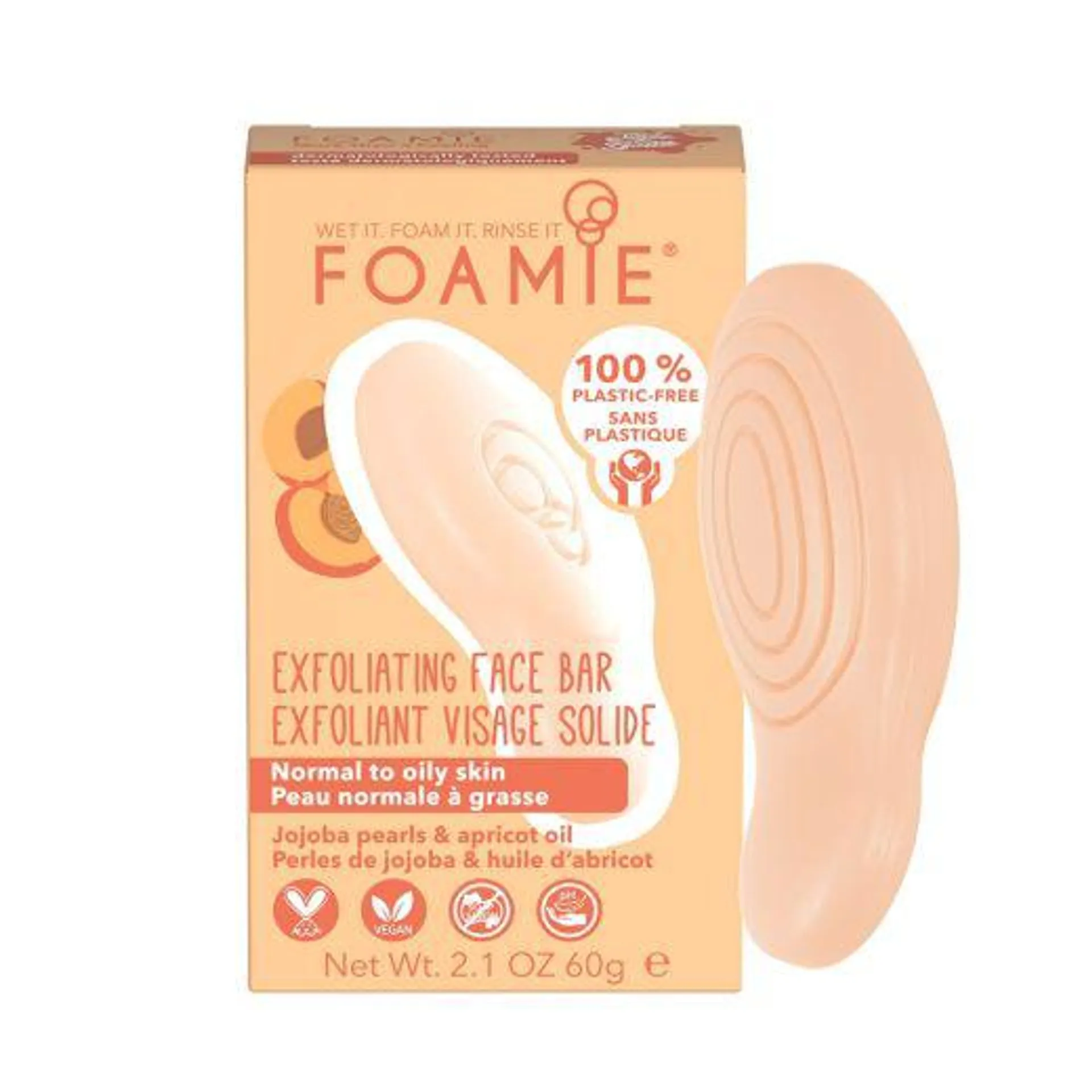 FOAMIE Face Bar - Exfoliating for Normal to Oily skin
