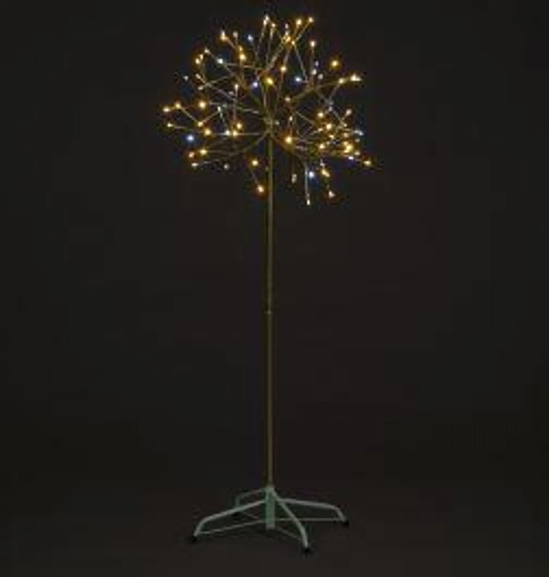 1.2m Pre-Lit LED Firework Novelty Tree