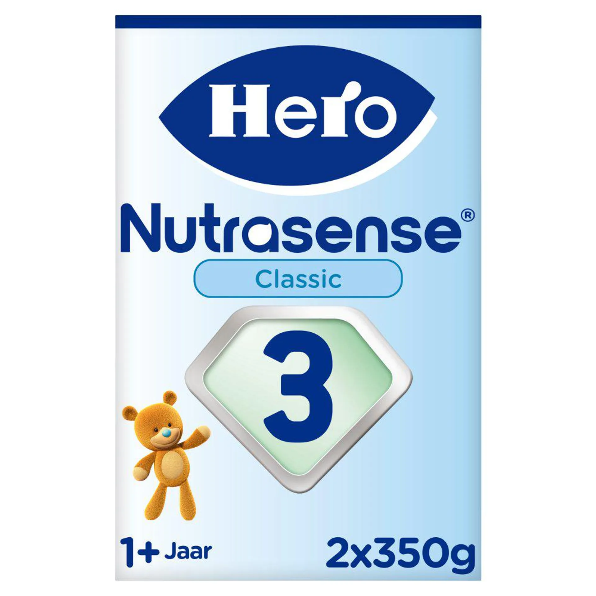 Hero Nutrasense Classic Peutermelk 3 vanaf 1 Jaar 2 x 350 g