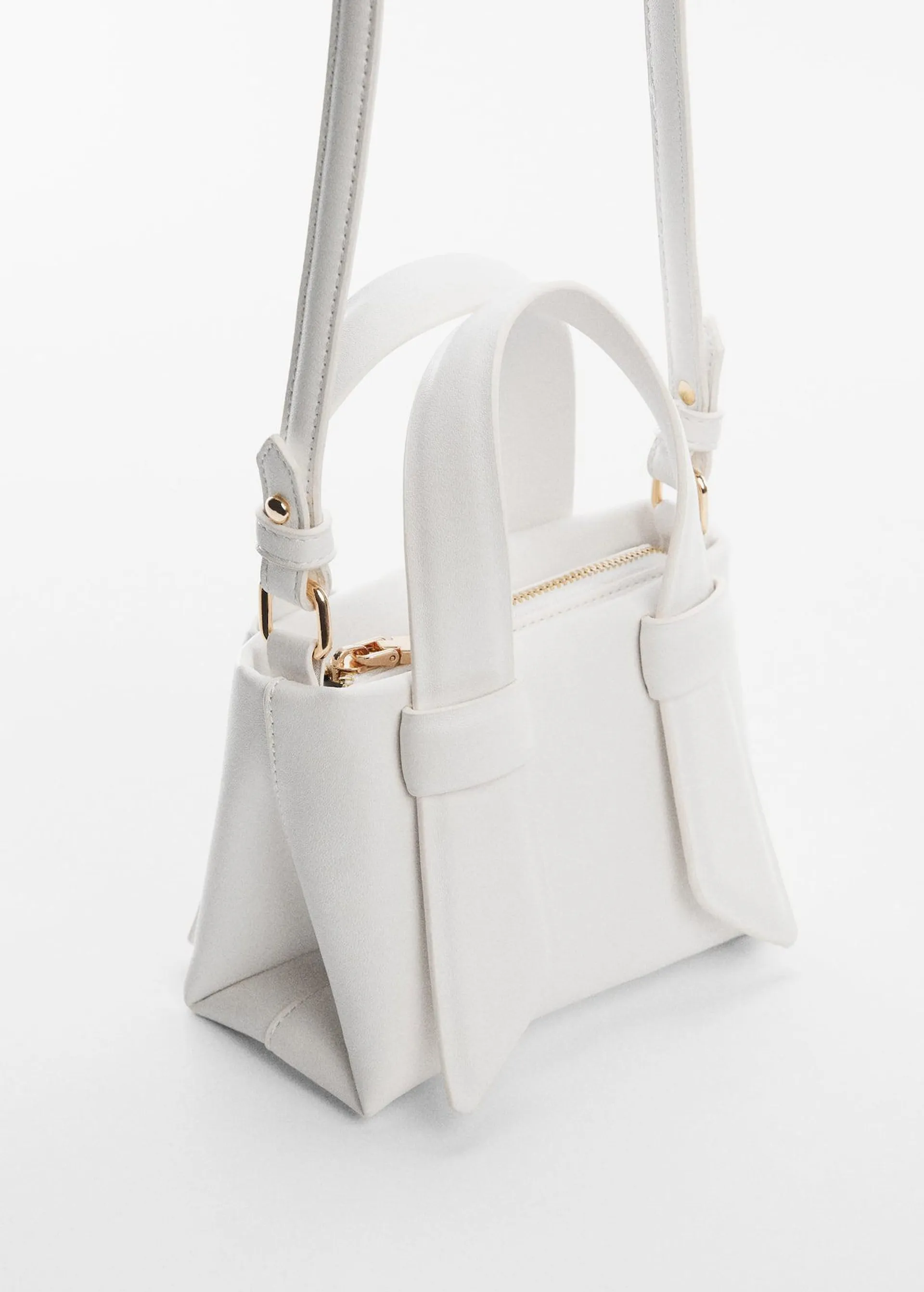 Crossbody bag with double handle