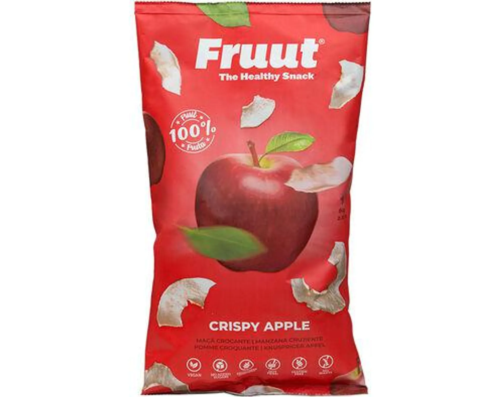 snack fruut maça vermelho doce sem açúcar 60g