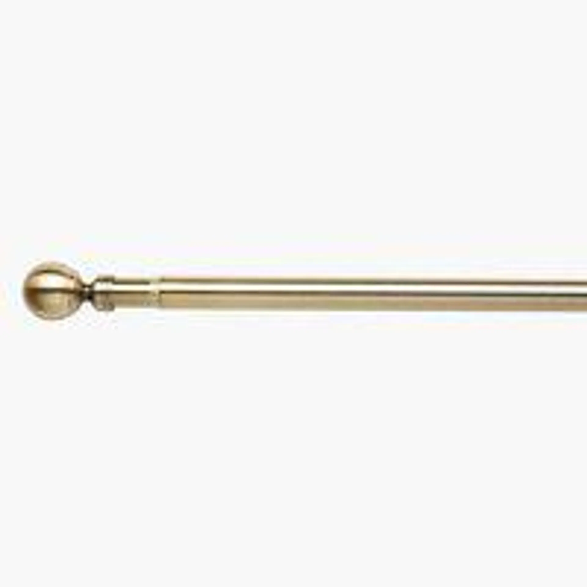 Curtain pole PRESTINE BALL 120-210cm antique brass