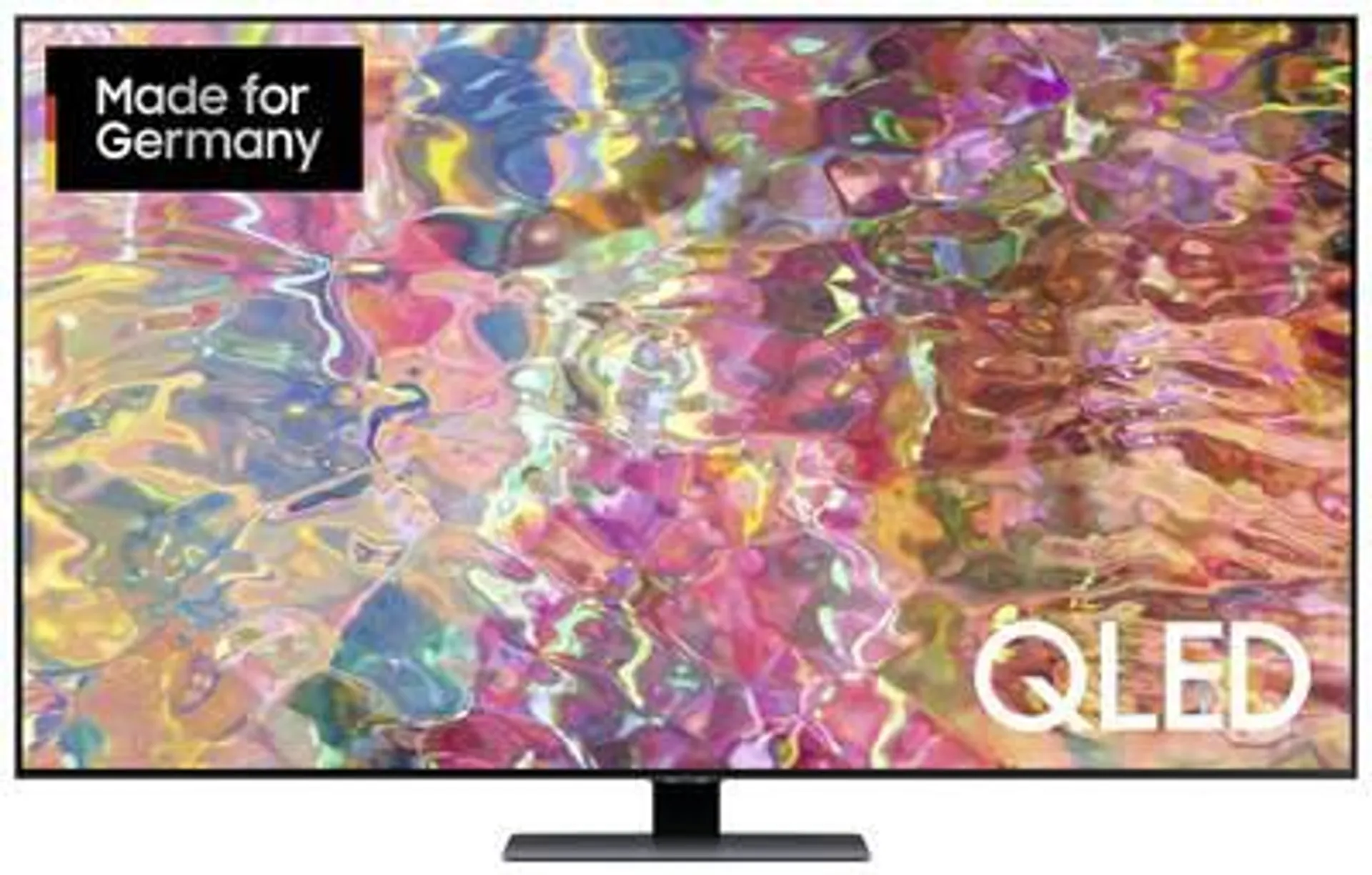 Samsung GQ75Q80B QLED TV 189 cm 75 inch EEC G (A - G) DVB-T2, DVB-C, DVB-S2, UHD, Smart TV, Wi-Fi, PVR ready, CI+ Silver