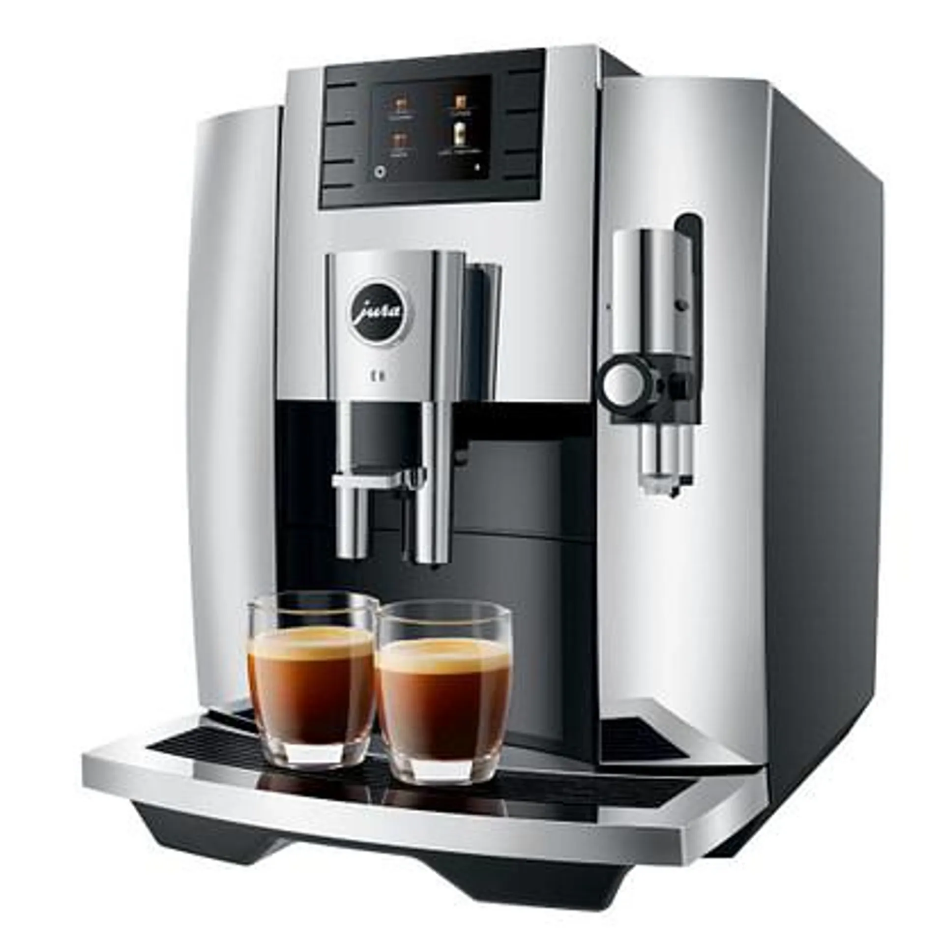Jura E8 CHROME Freestanding Fully Automatic Coffee Machine – CHROME