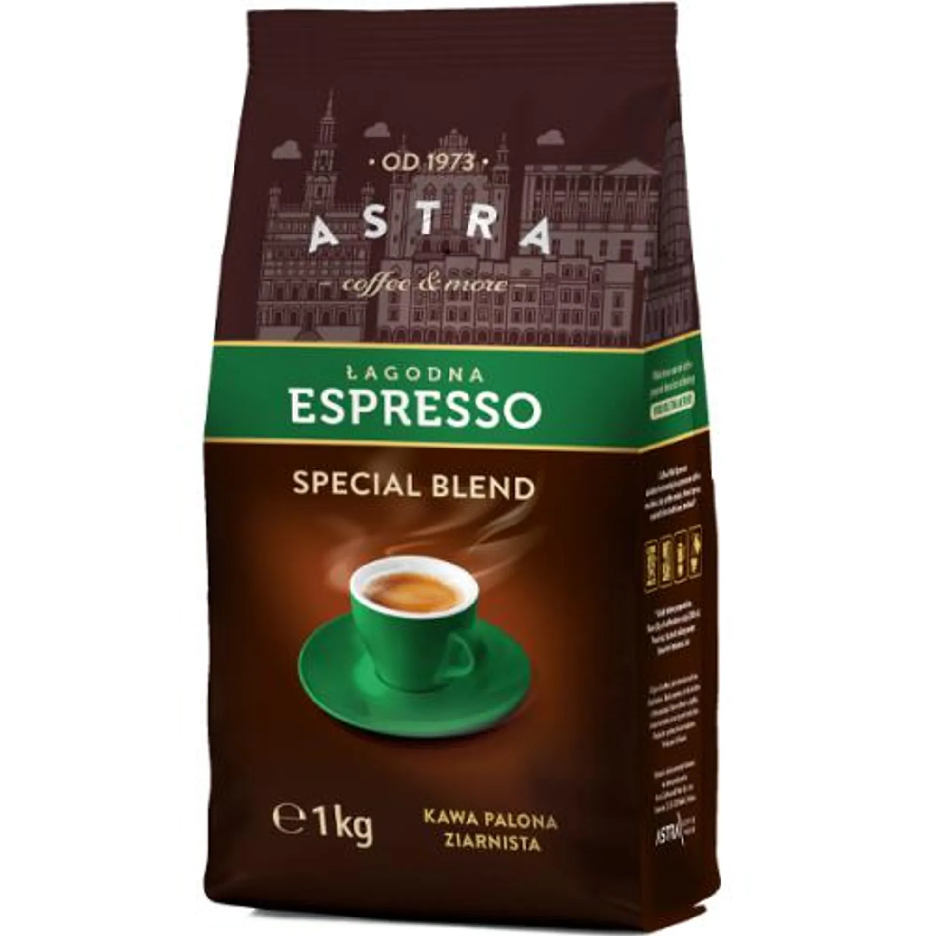 Kawa Astra Łagodna Espresso ziarnista 1kg