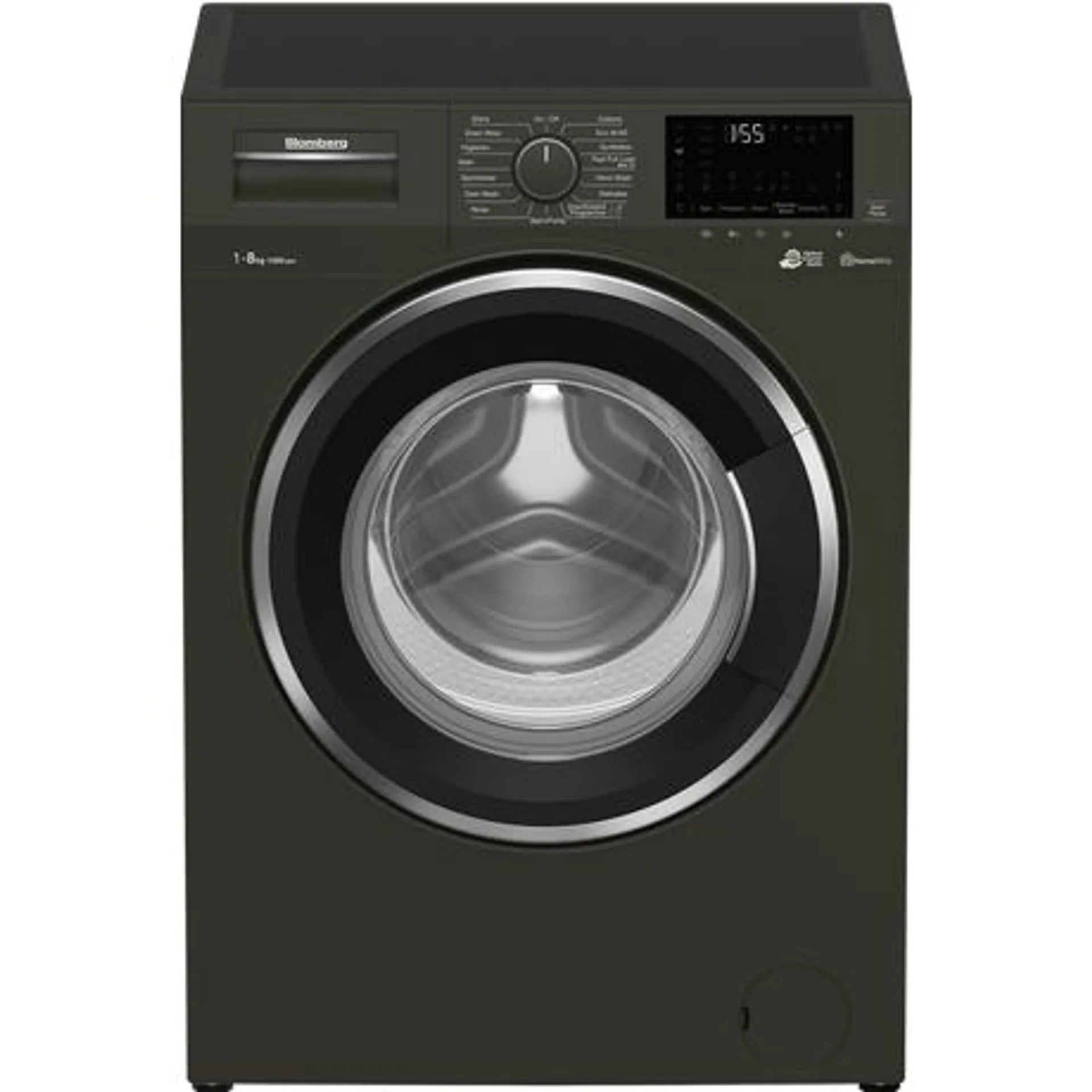 Blomberg LWF184420G 8kg 1400 Spin Washing Machine with Fast Full Load - Graphite