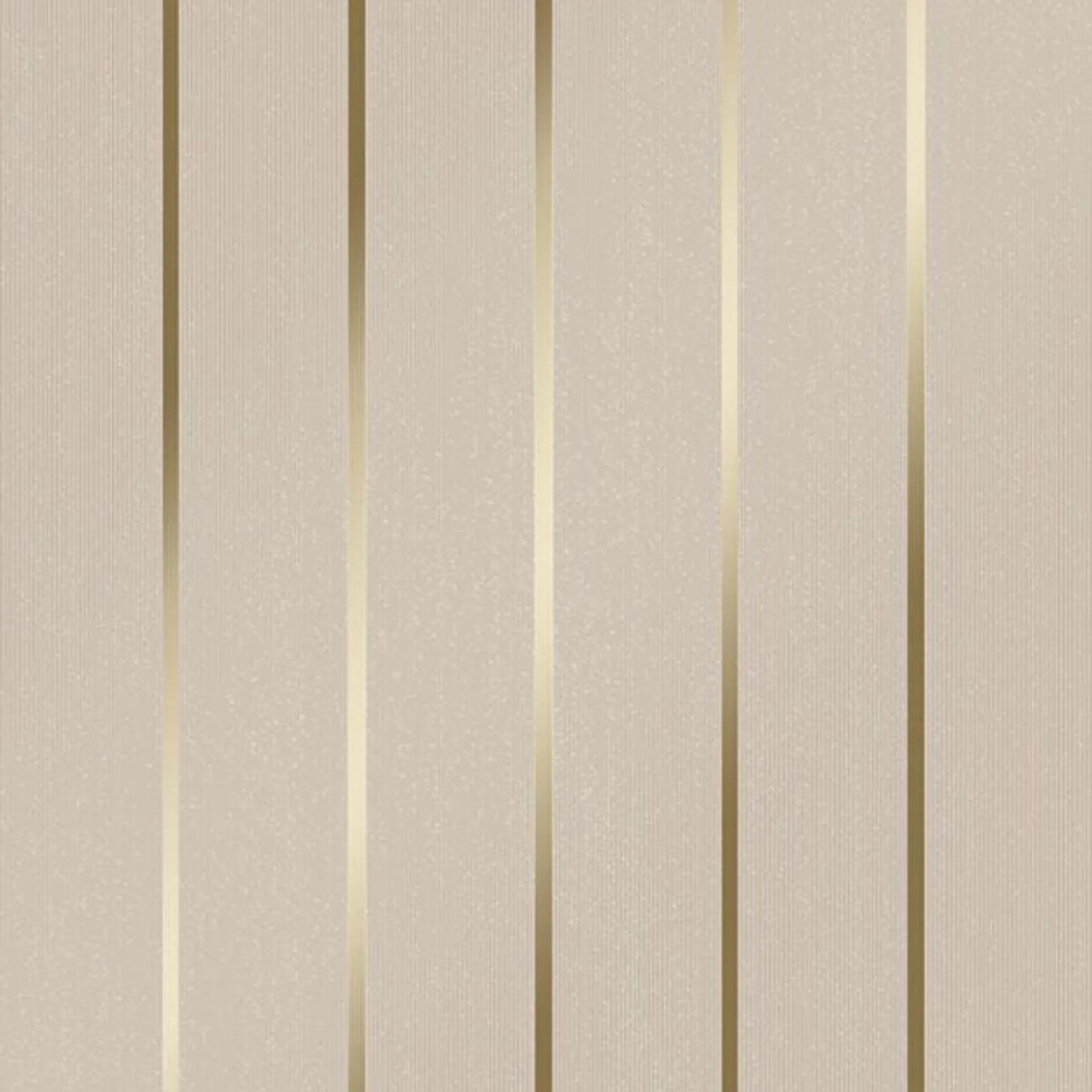 Stripe Panel wallpaper in cream & gold