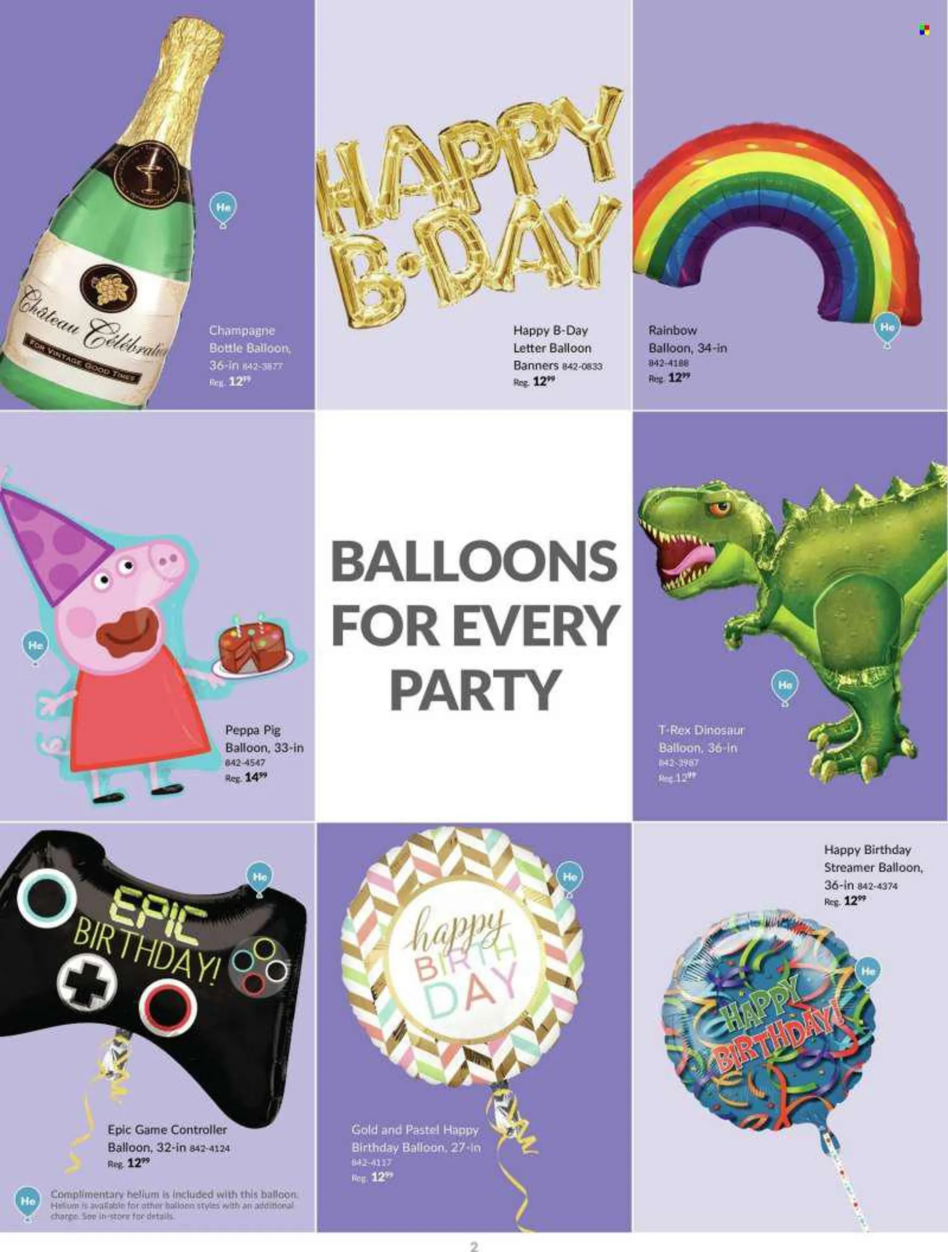 Party City Flyer - April 15, 2022 - September 01, 2022. from April 15 to September 1 2022 - flyer page 2
