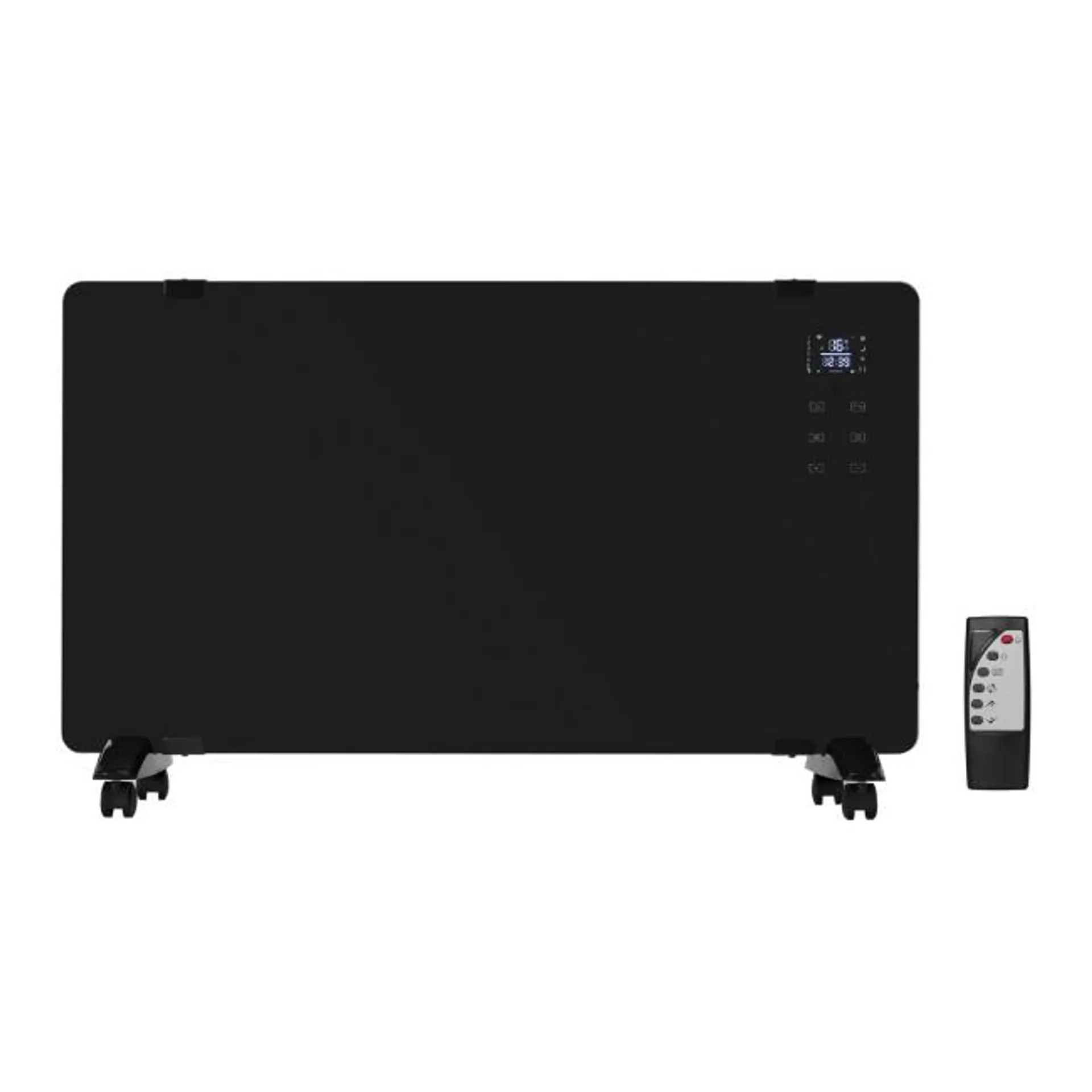 electriQ 2000W Wall Mountable Convection Panel Heater H460xW830- Black