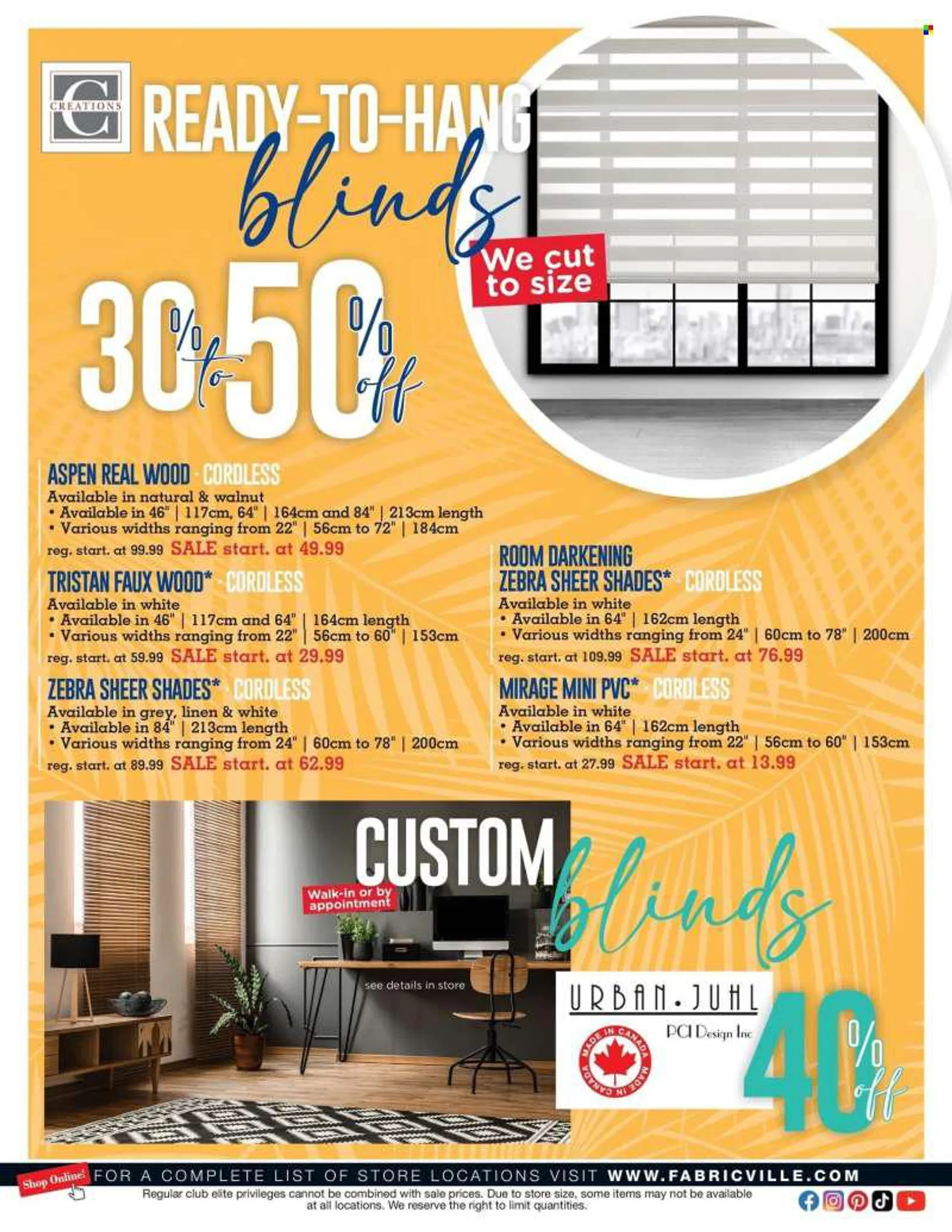 Fabricville Flyer - June 20, 2022 - July 12, 2022 - Sales products - linens. Page 12.