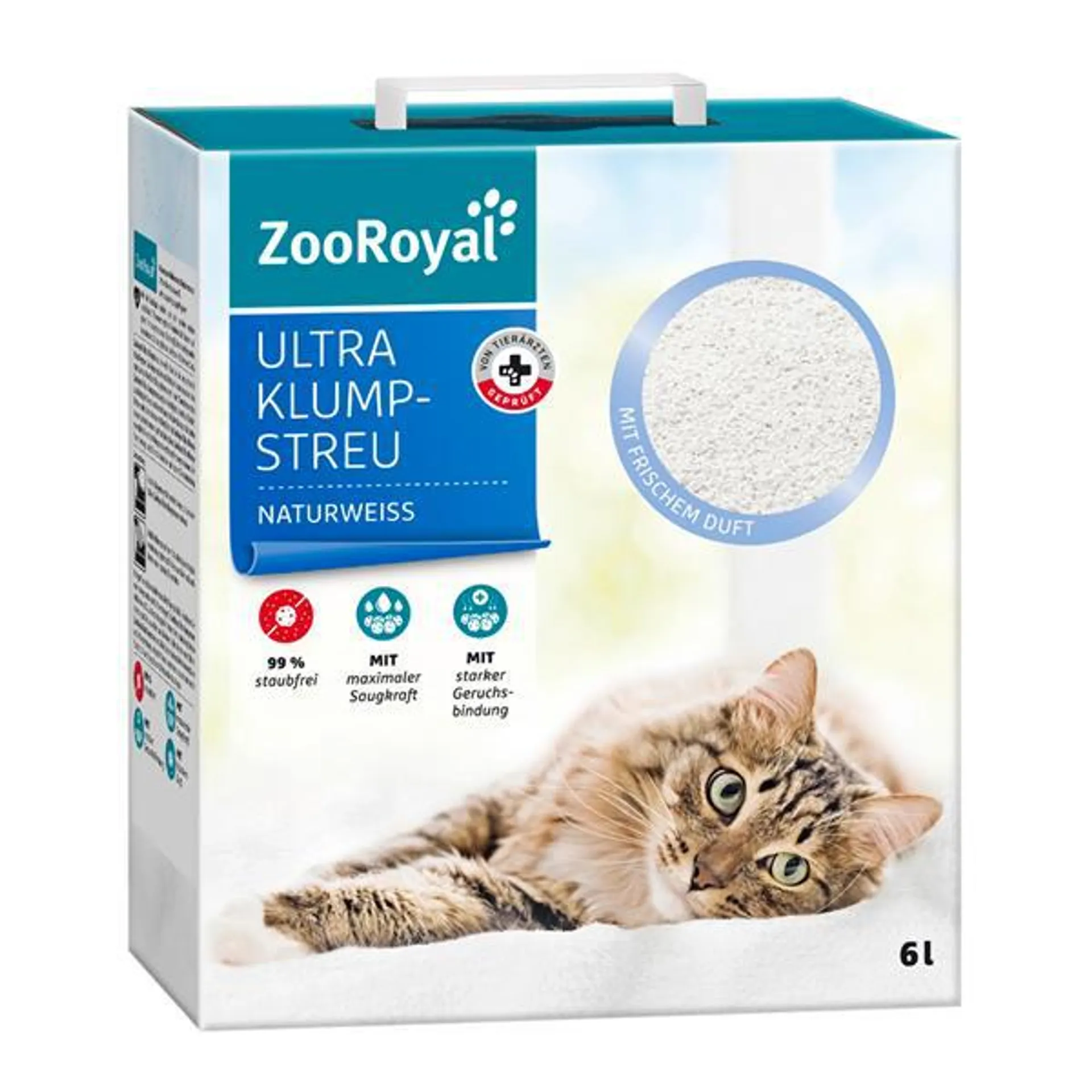 ZooRoyal Ultra Klumpstreu Naturweiß