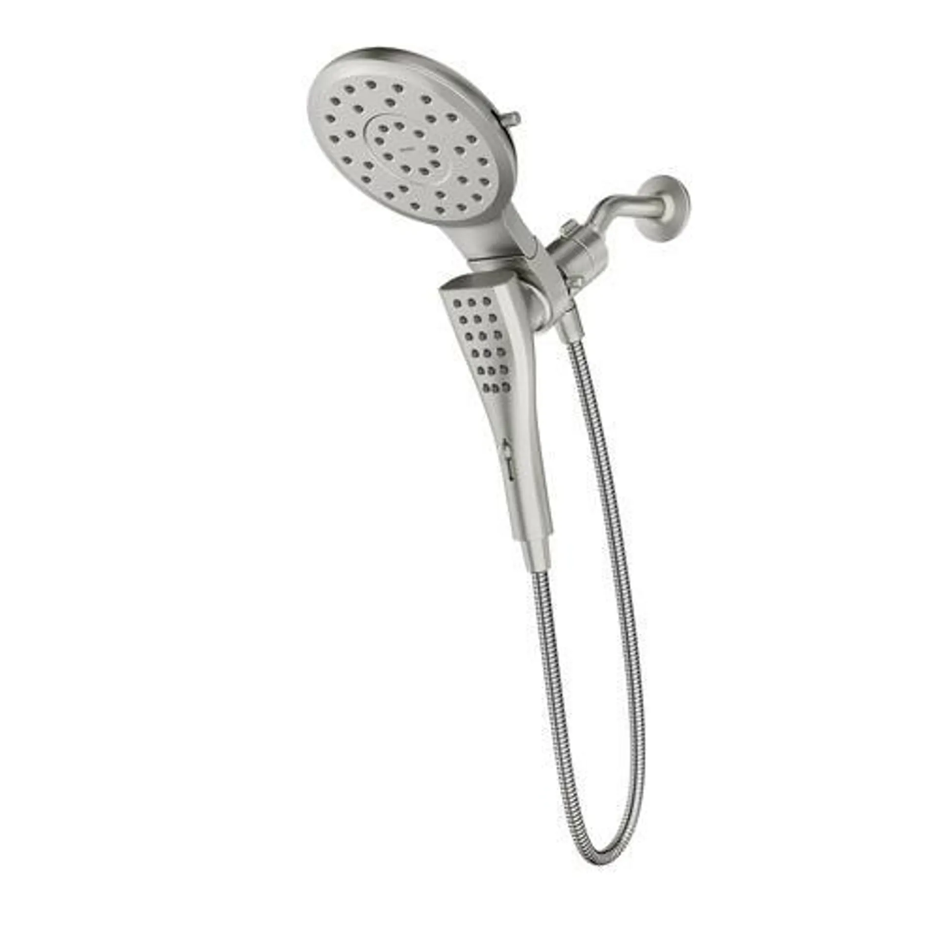 Moen® Magnetix™ Verso 8-Spray Setting Brushed Nickel Rain Showerhead with Handheld Showerhead