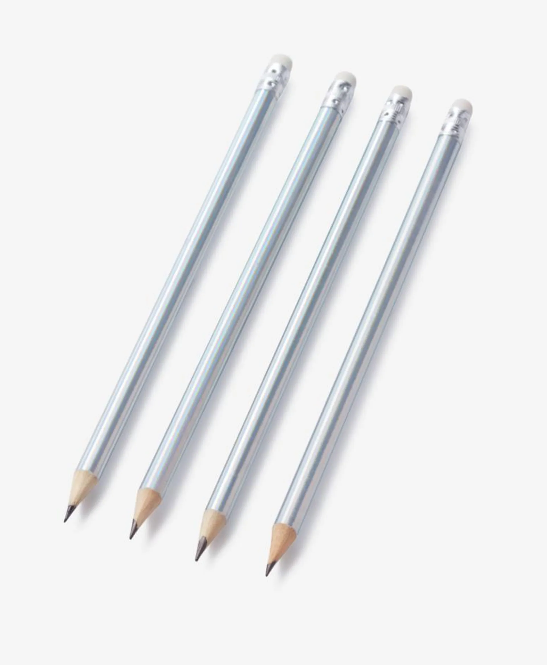 Zestaw 4 ołówków HB z gumką