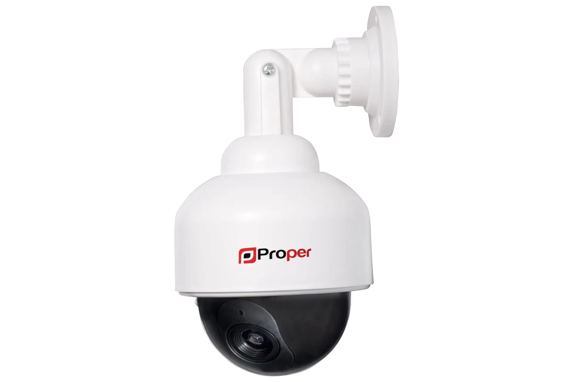 ProperAV Imitation High-Speed Dome Dummy Security Camera - White