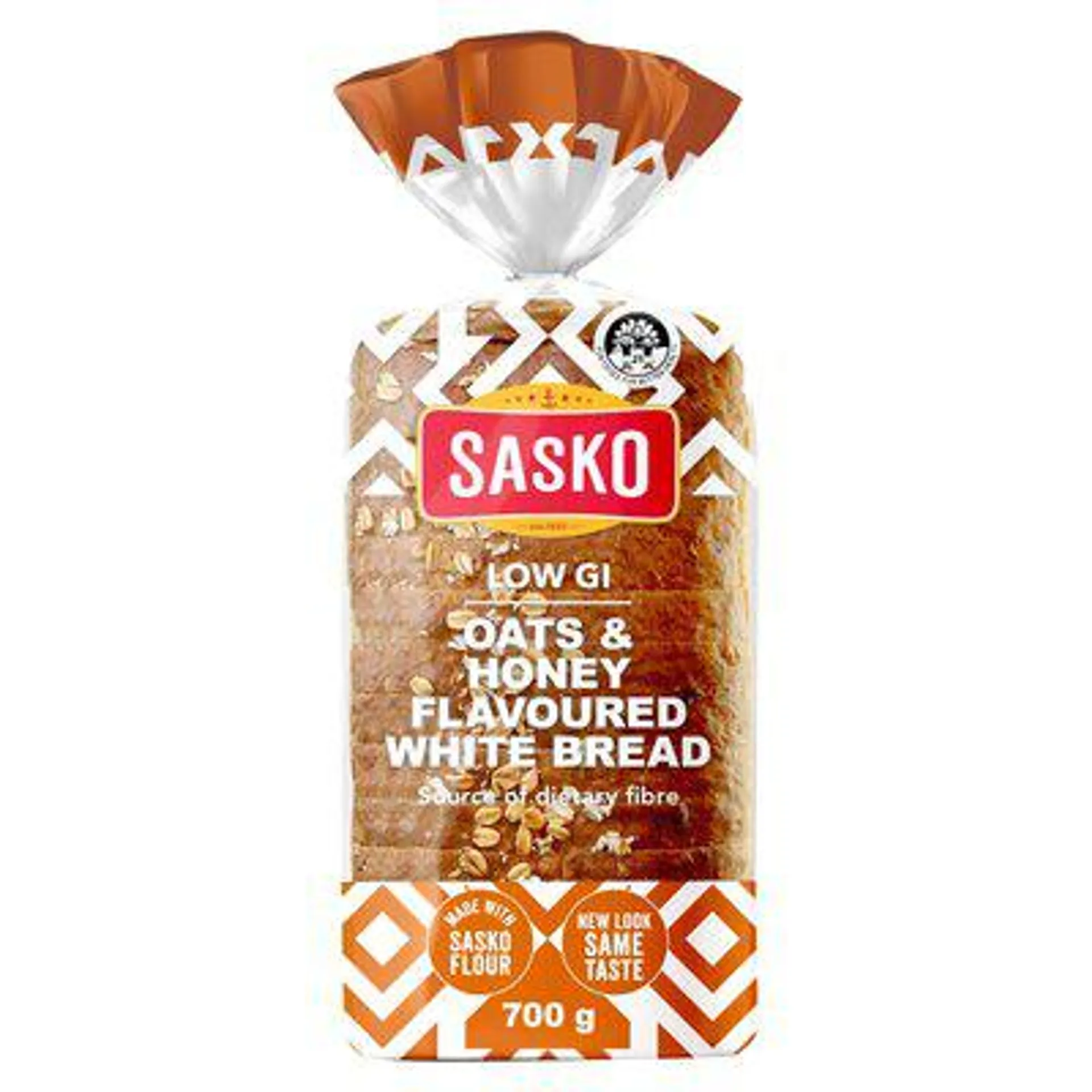 Sasko Dumpy Honey & Oats Bread 700g