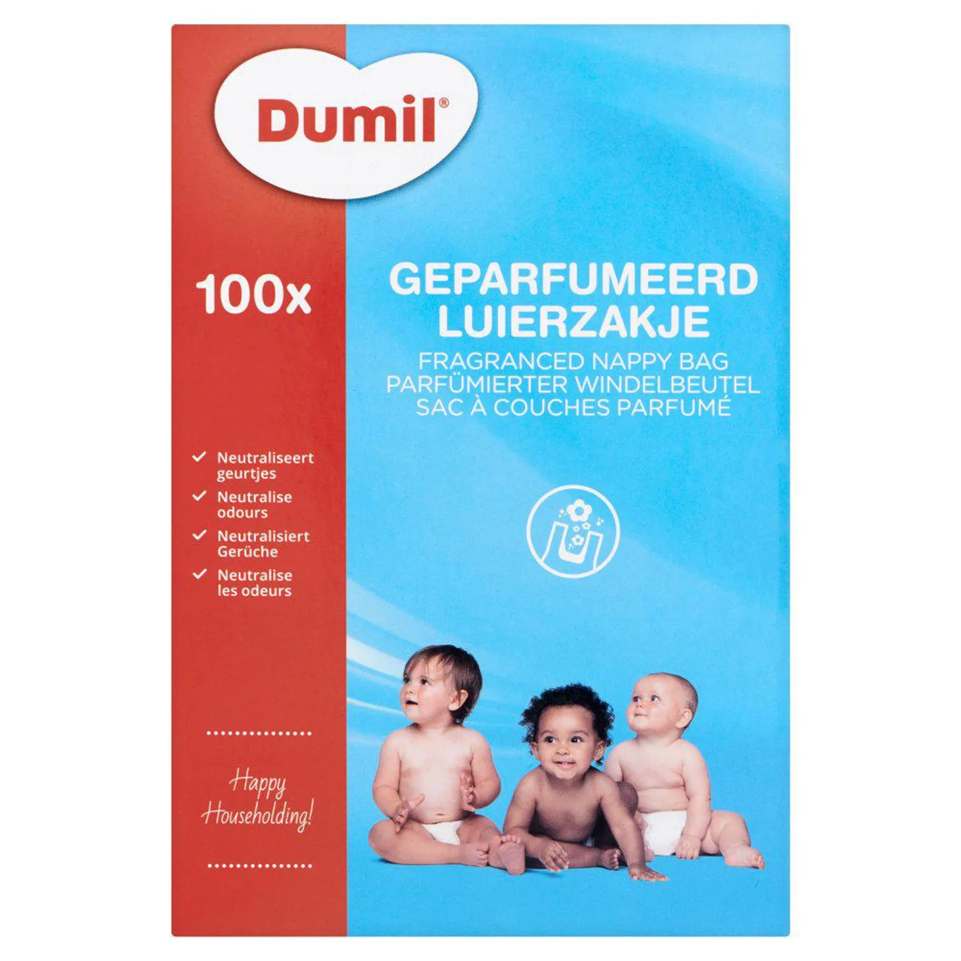 Dumil Geparfumeerd Luierzakje 100 Stuks