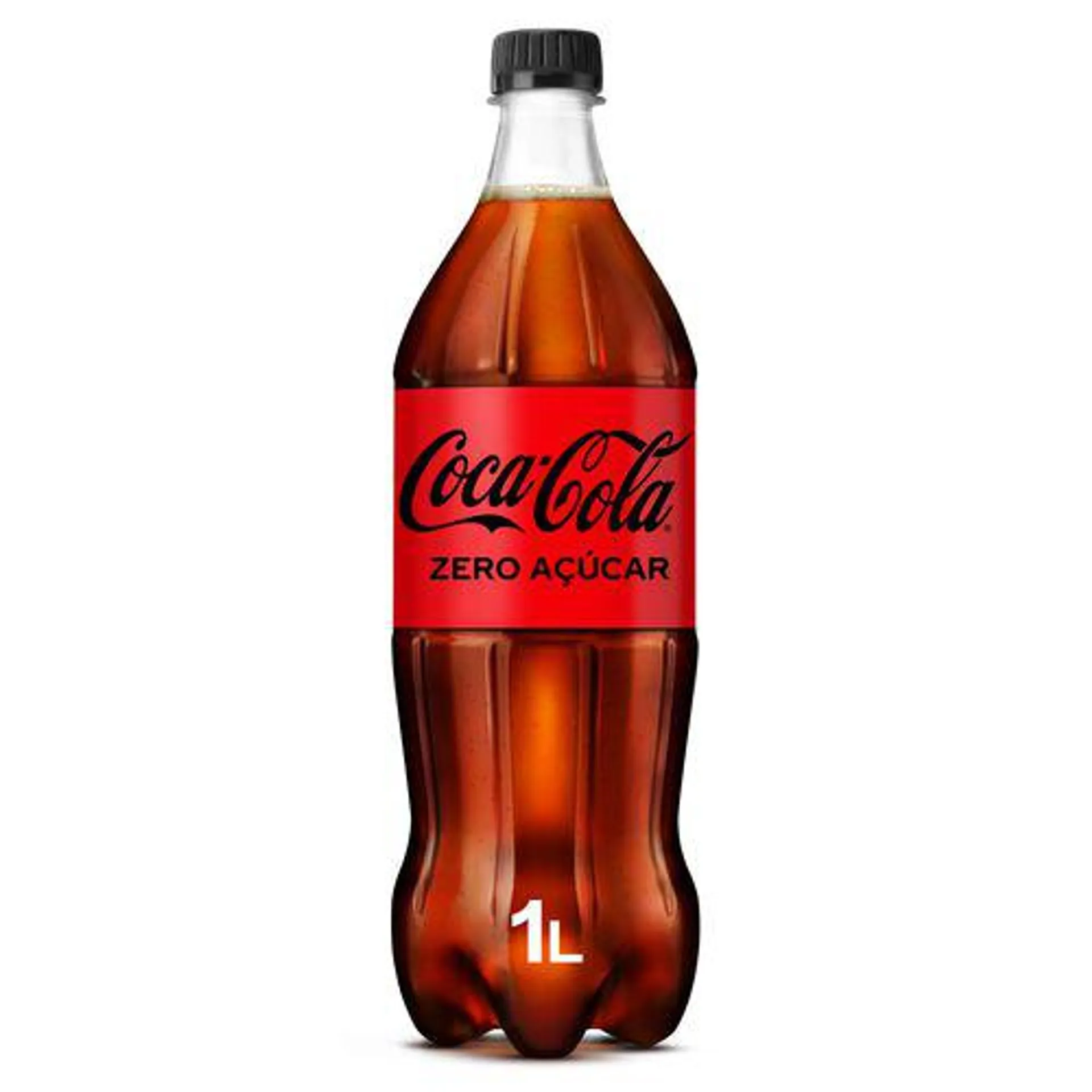 refrigerante com gás coca-cola zero açúcar 1l