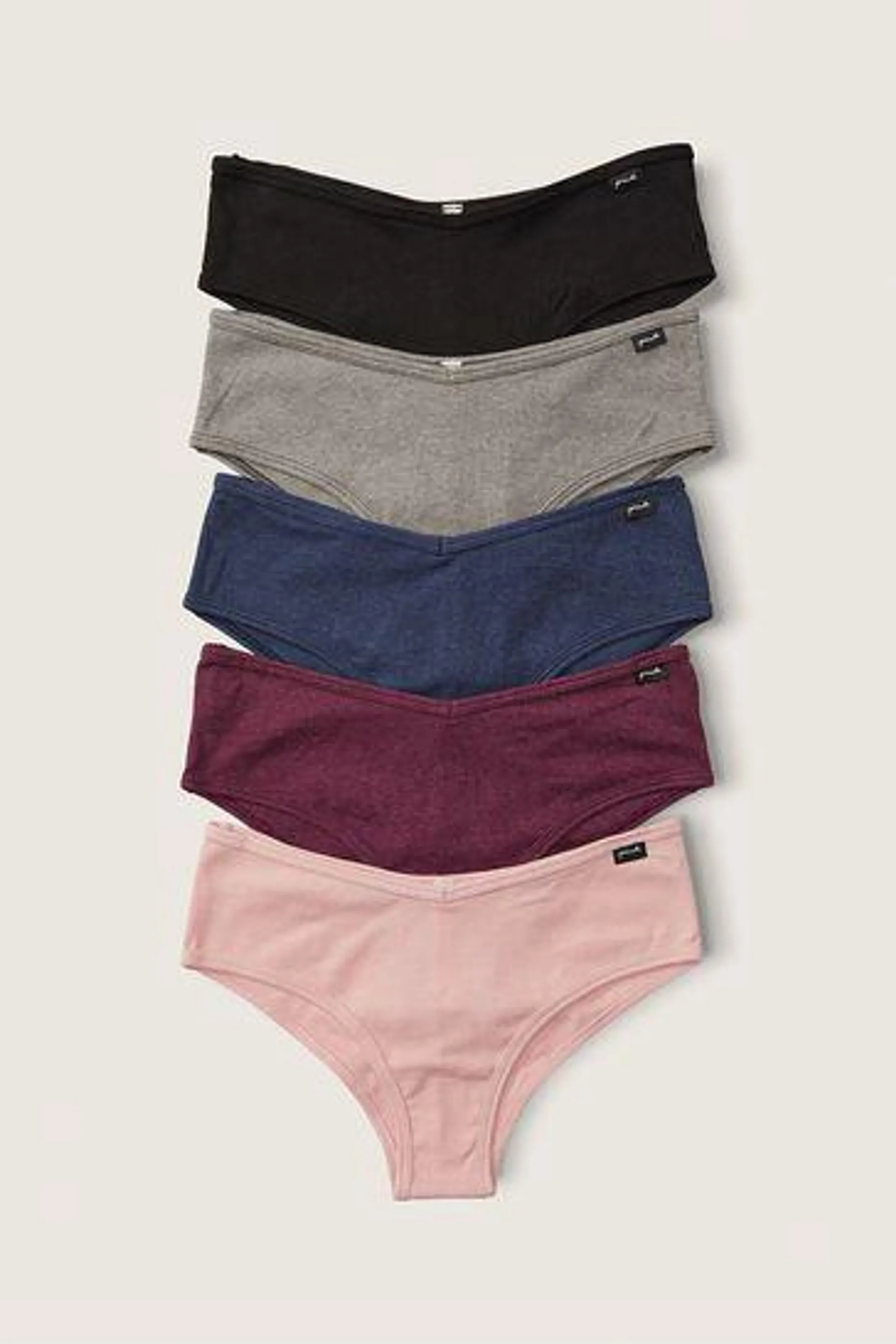 Stretch Cotton Cotton Multipack Cheeky Knickers